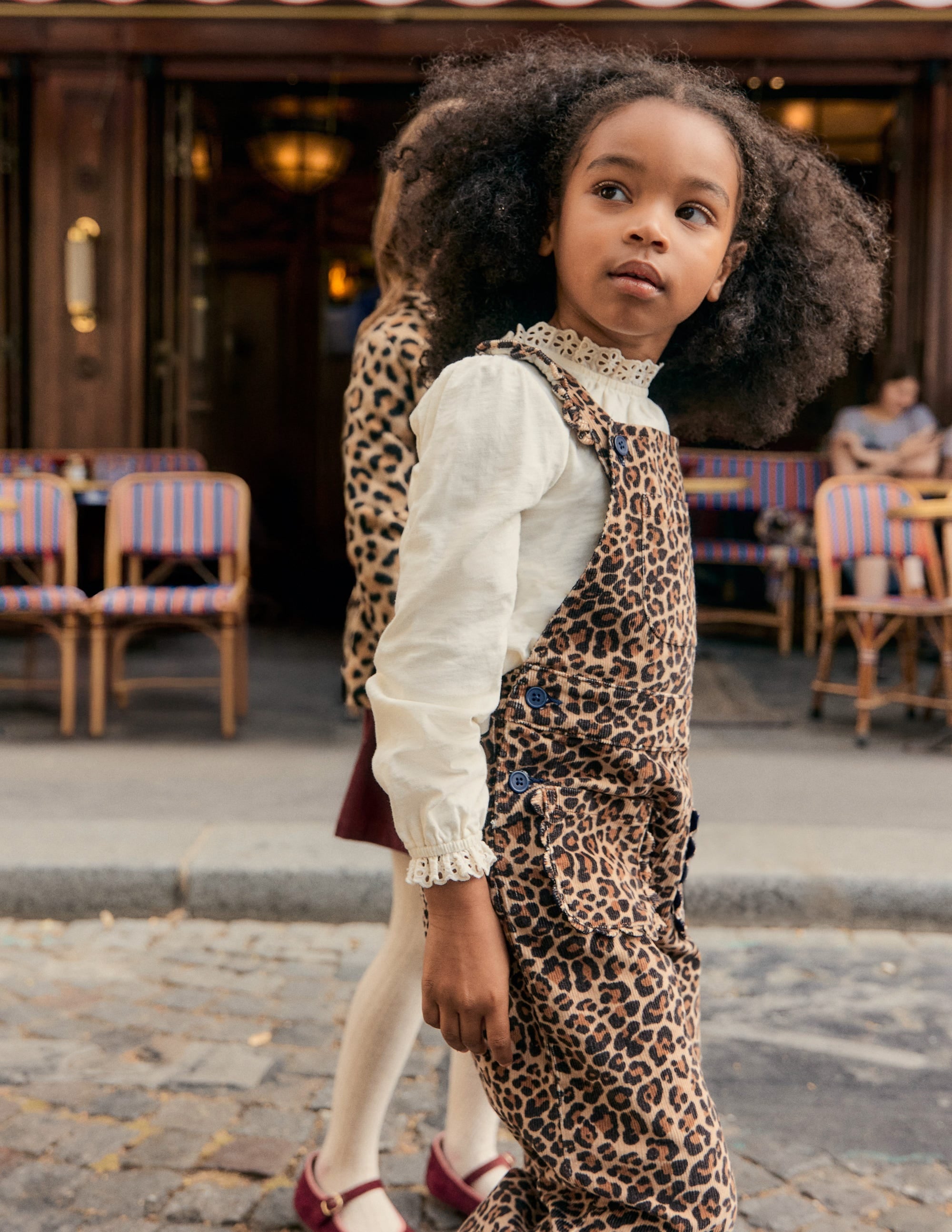 Frill Overalls-Leopard - Image 4