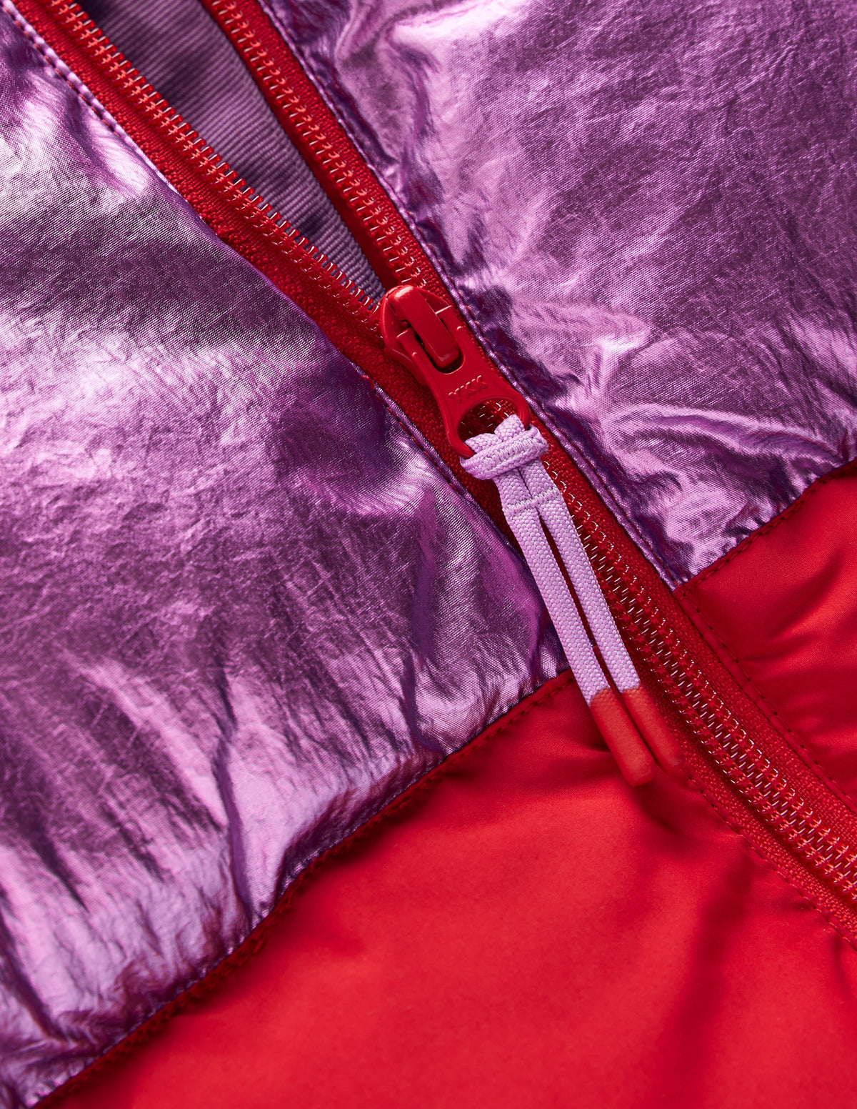 2-in-1 Padded Coat-Red/Pink Metallic-3