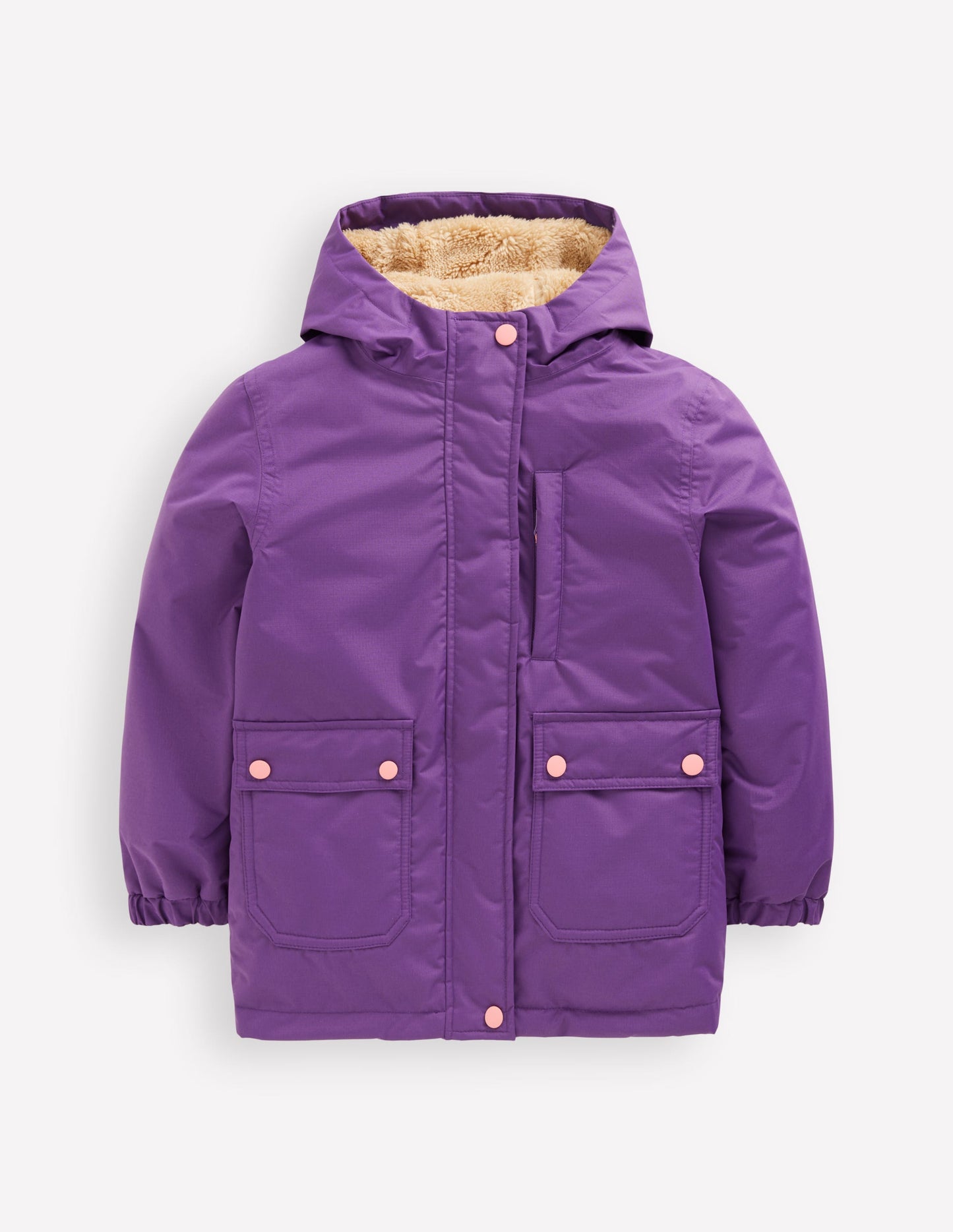 4-in-1 Waterproof Coat-Purple