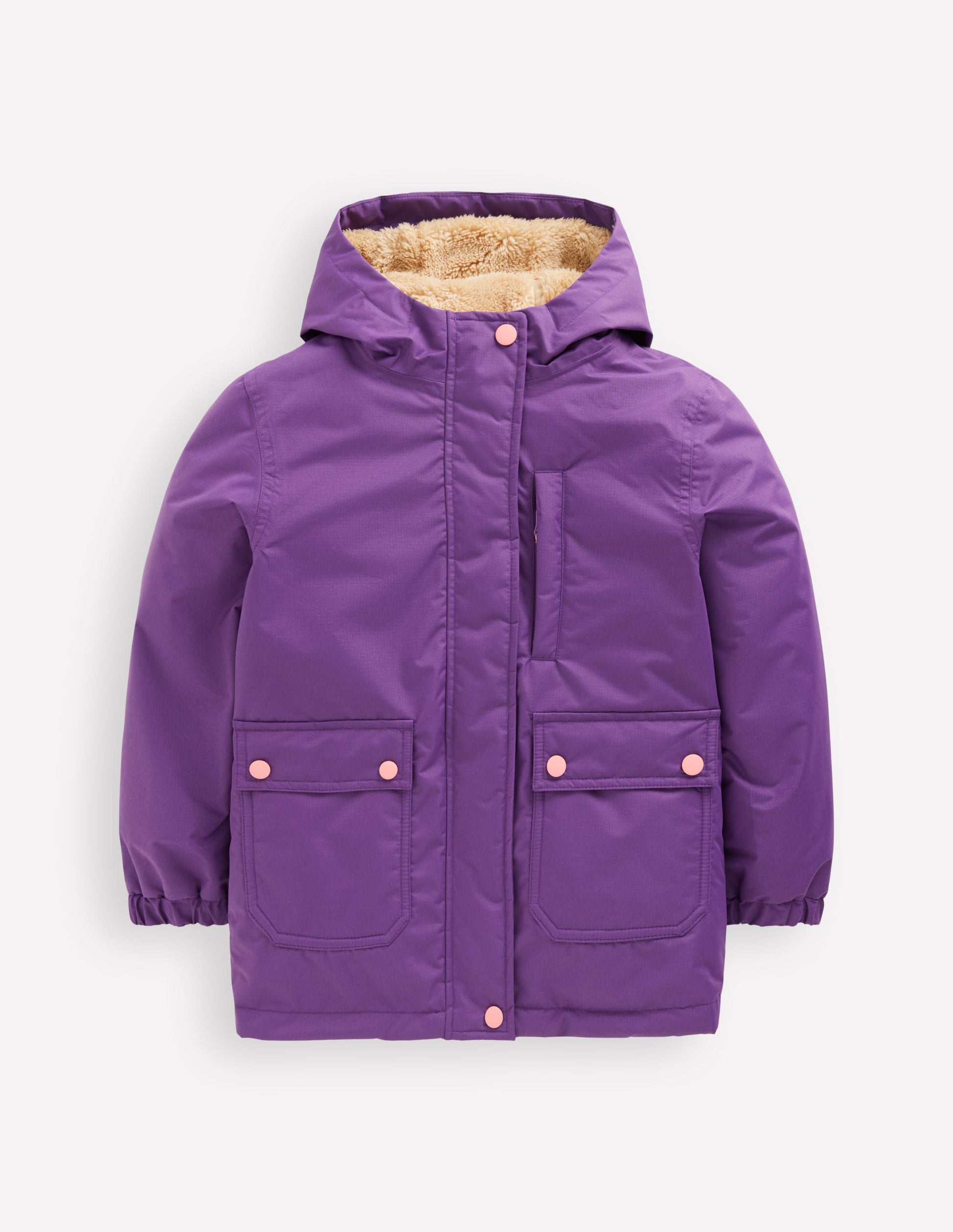 4-in-1 Waterproof Coat-Purple-1