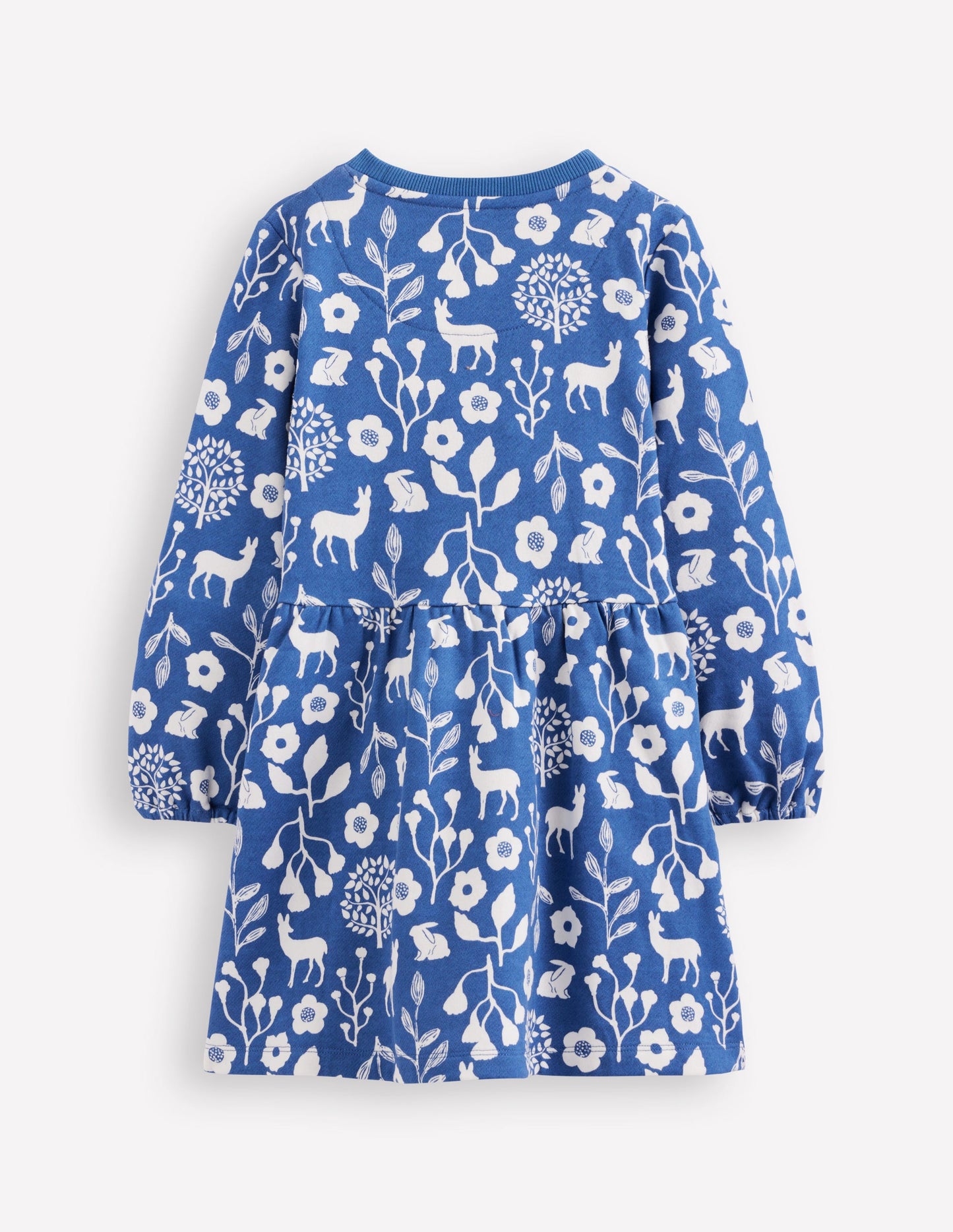 Loopback Sweat Dress-Woodland Floral