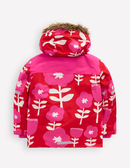 All-weather Waterproof Coat-Giant Pink-2