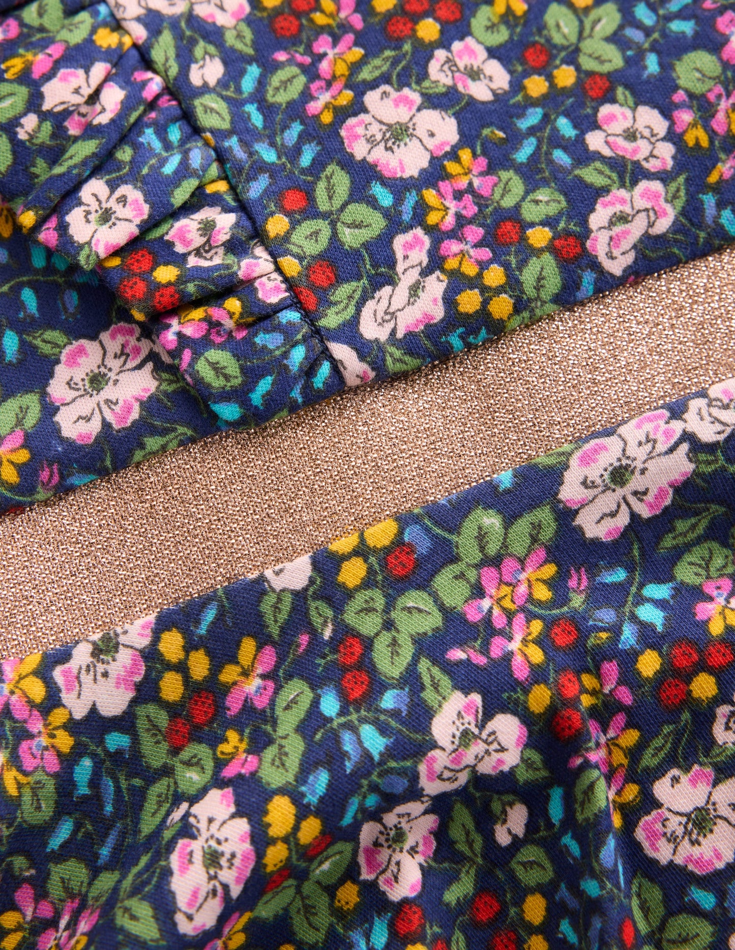 Cora Twirly Jersey Dress-Starboard Blue Berry Floral