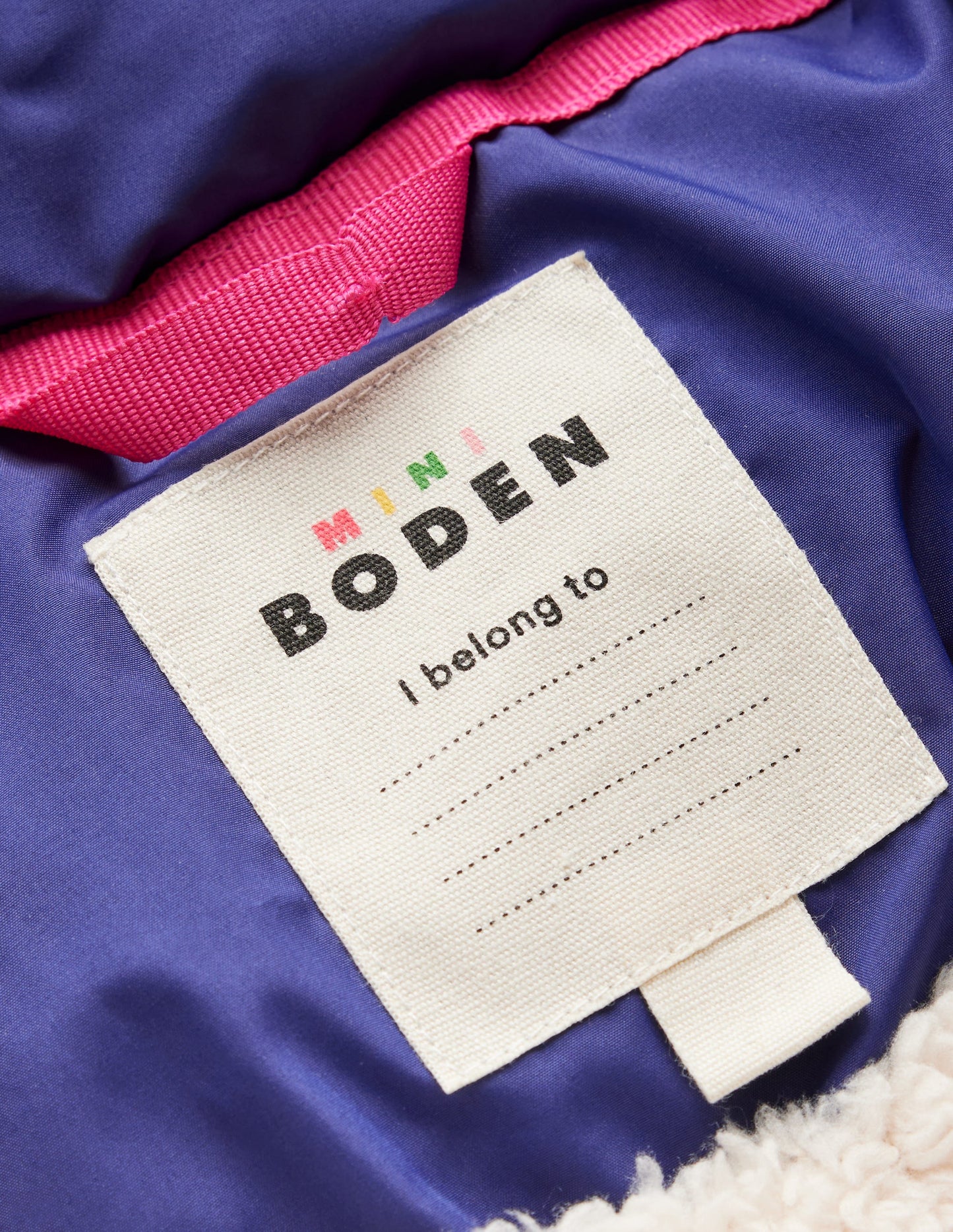 Longline Padded Coat-Rainbow Colourblock