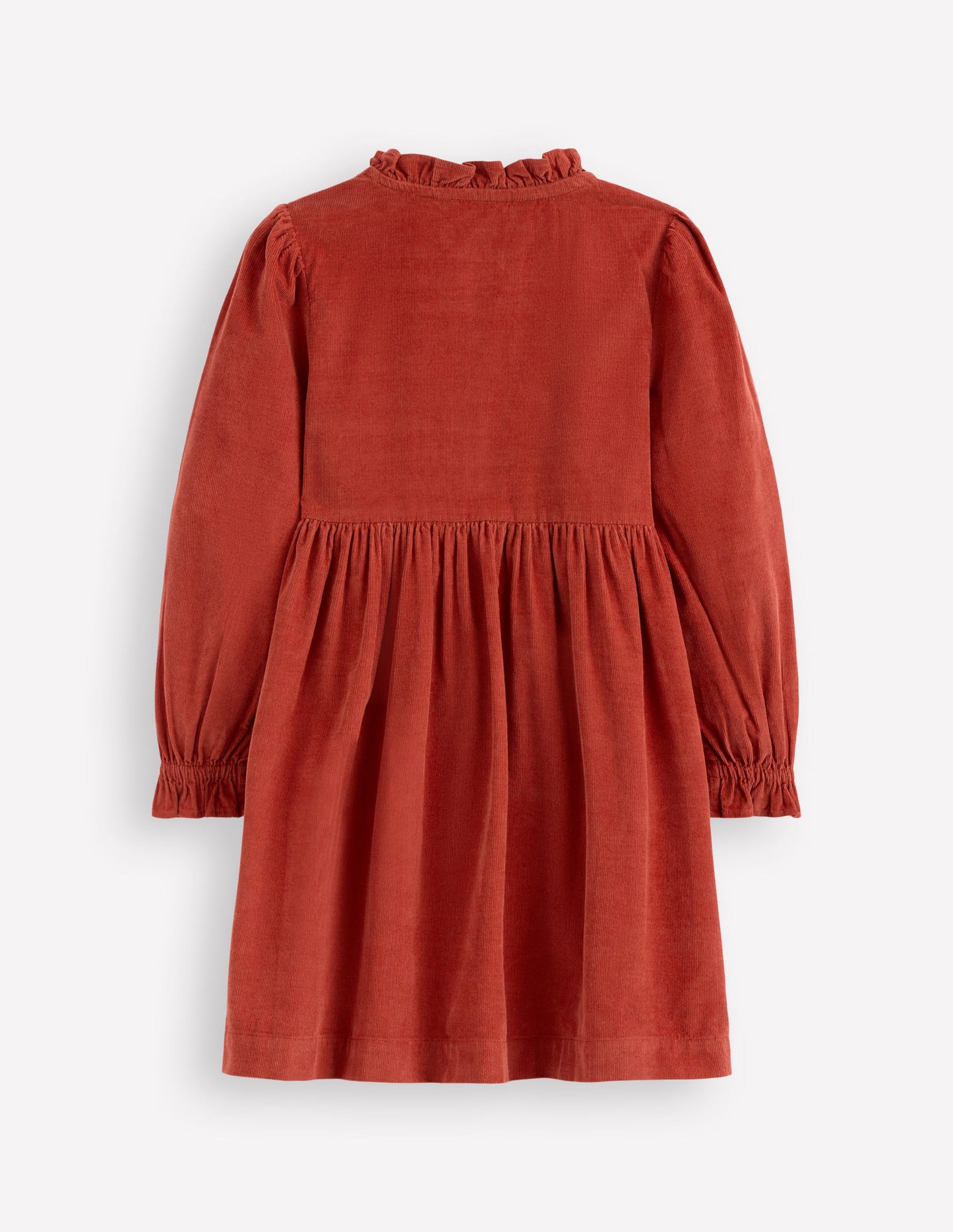 Suki Long Sleeve Smocked Dress-Copper