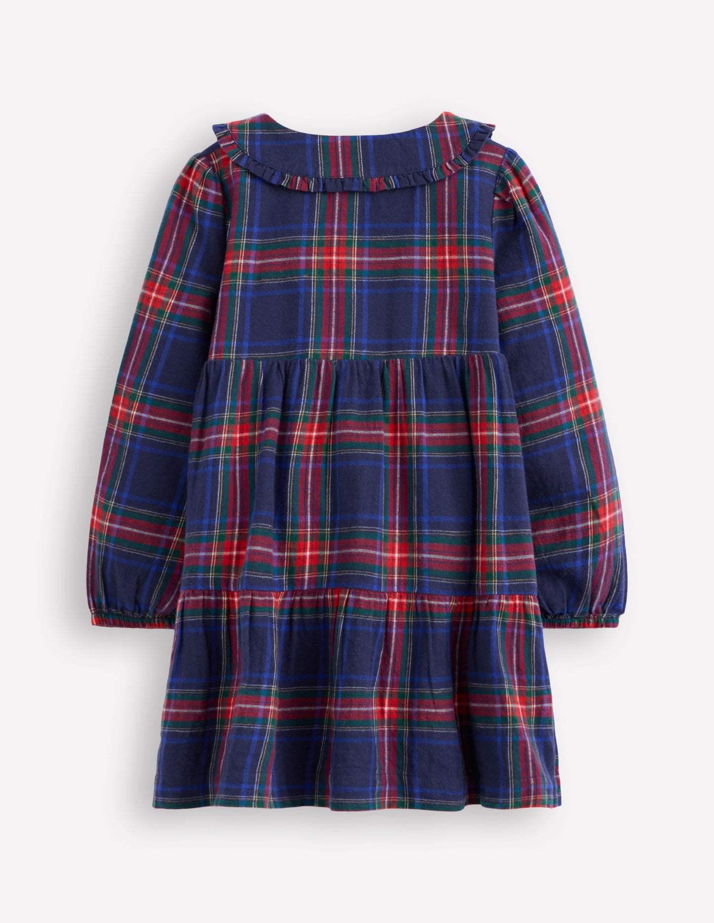 Minna Collared Woven Dress-French Navy Check