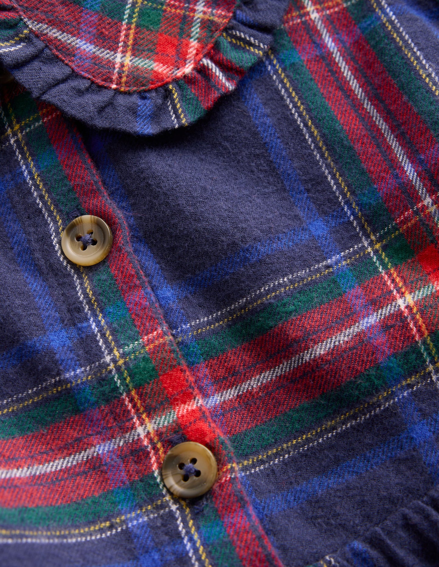 Minna Collared Woven Dress-French Navy Check