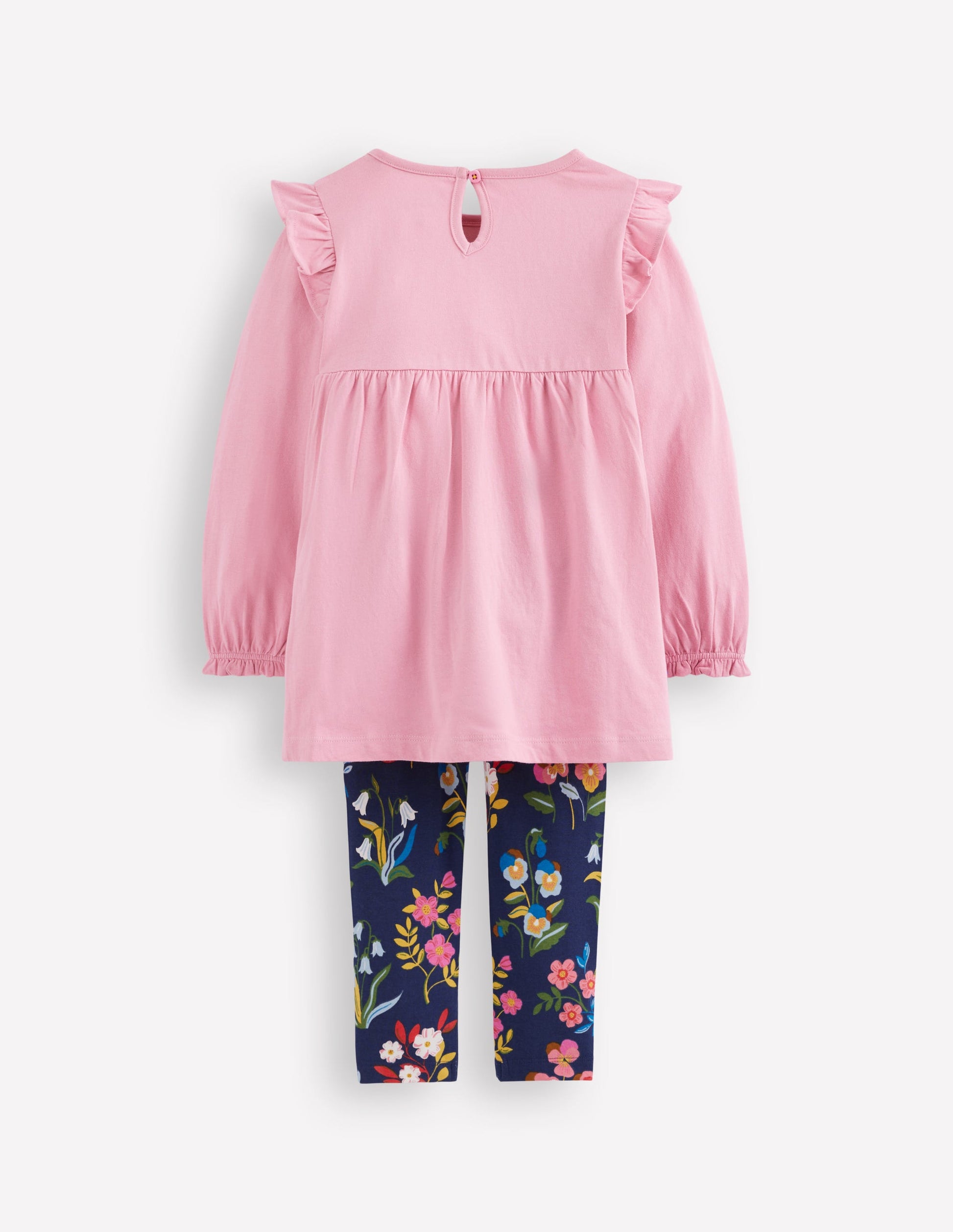 Embroidered Tunic Set-Formica Pink-2