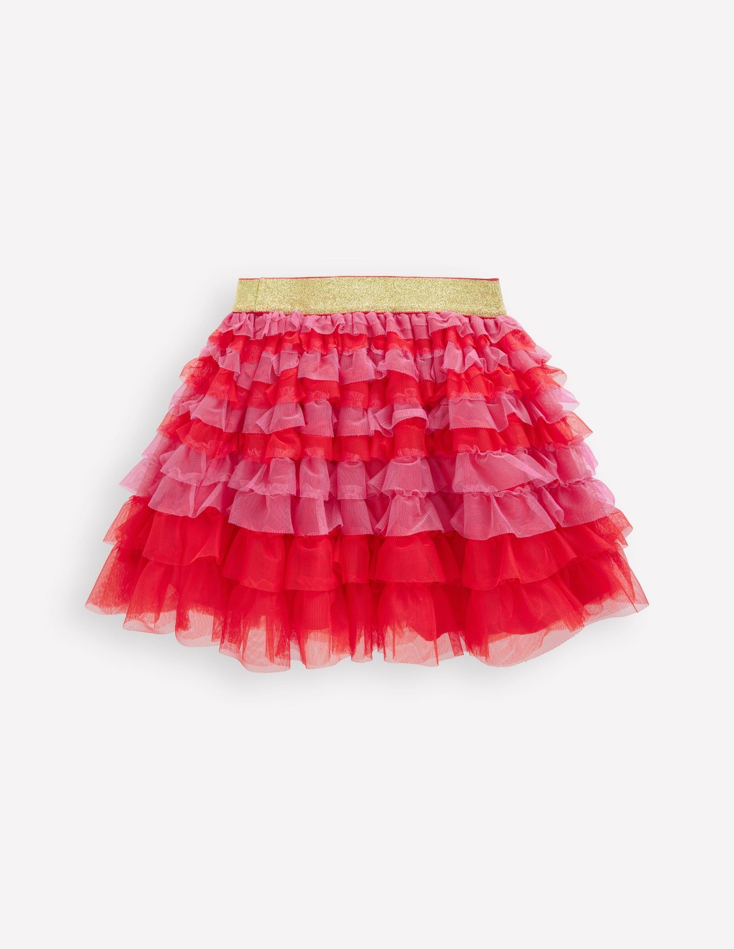 Tiered Tulle Skirt-Raspberry Pink