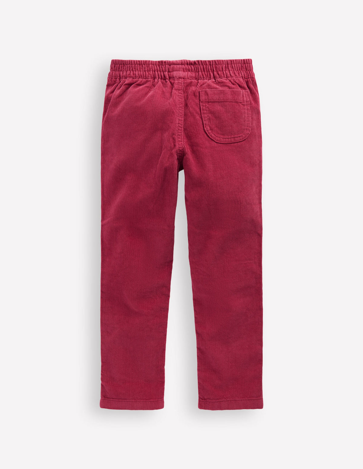 Cord Embroidered Pull-On Pants-Red Bud - Image 2