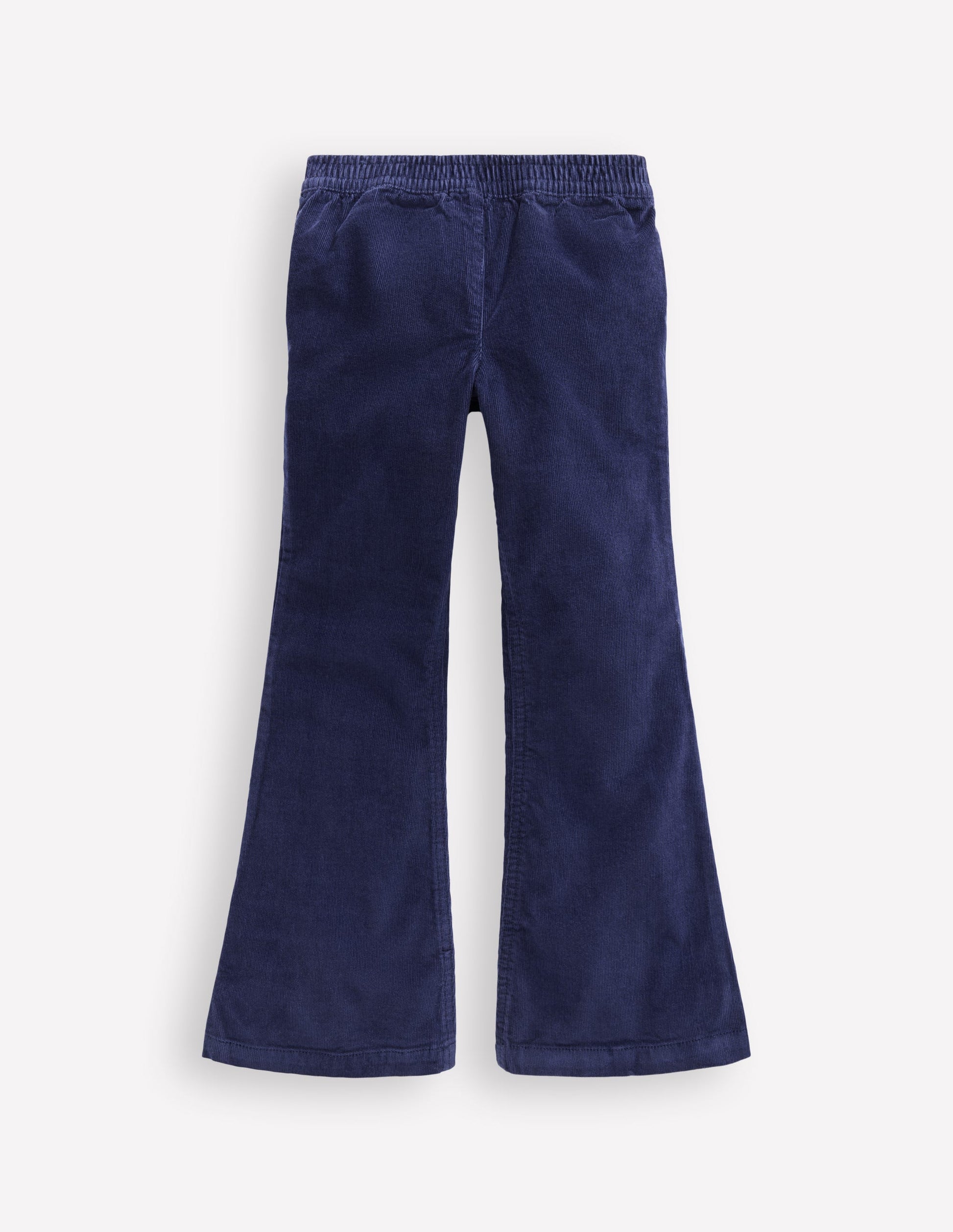 Flared Cord Leggings-College Navy-2