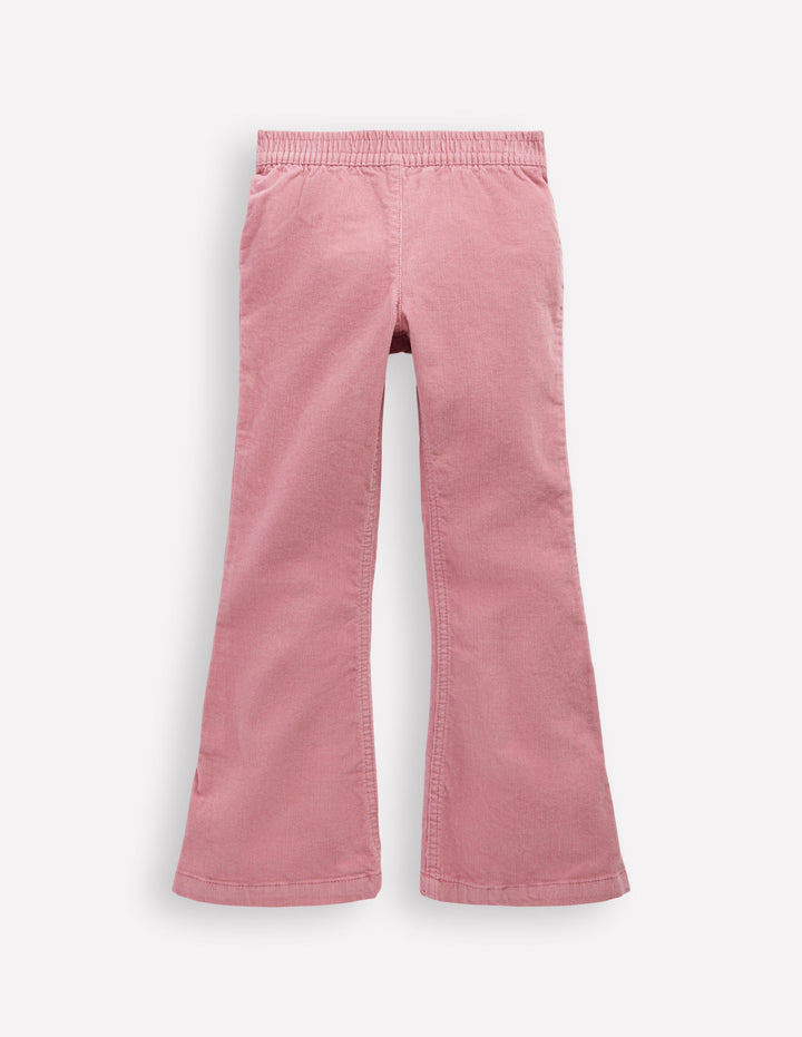 Flared Cord Legging-Pink Haze