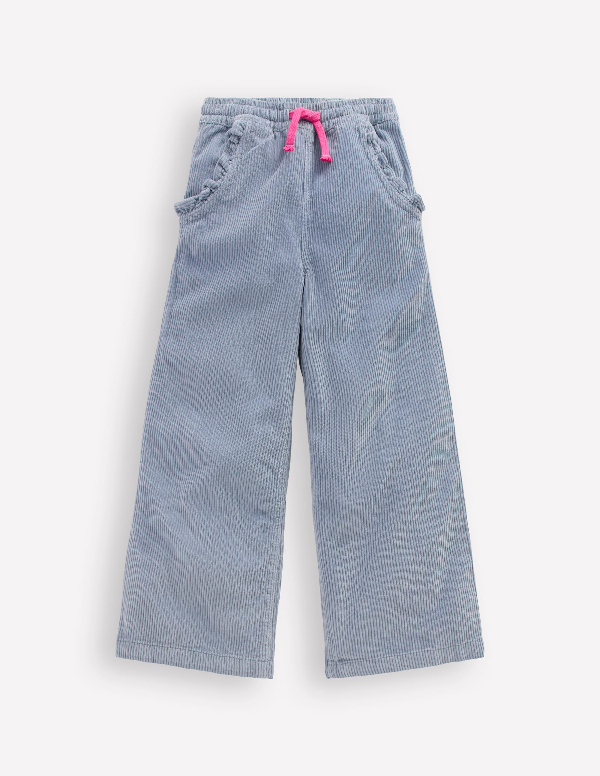 Relaxed Cord Pants-Blue - Image 1