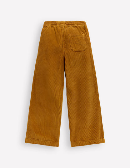 Relaxed Cord Pants-Toffee Brown-2