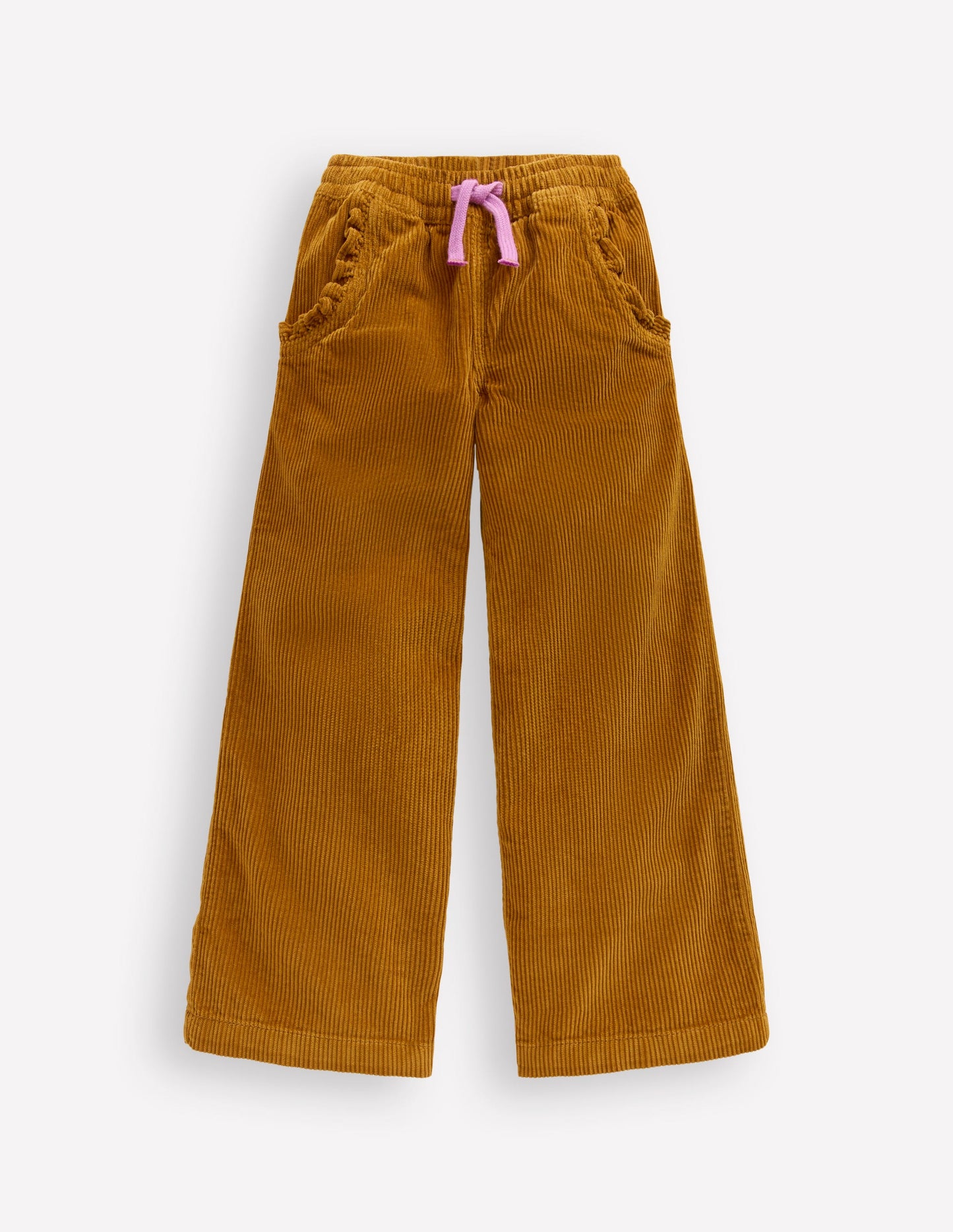 Relaxed Cord Pants-Toffee Brown