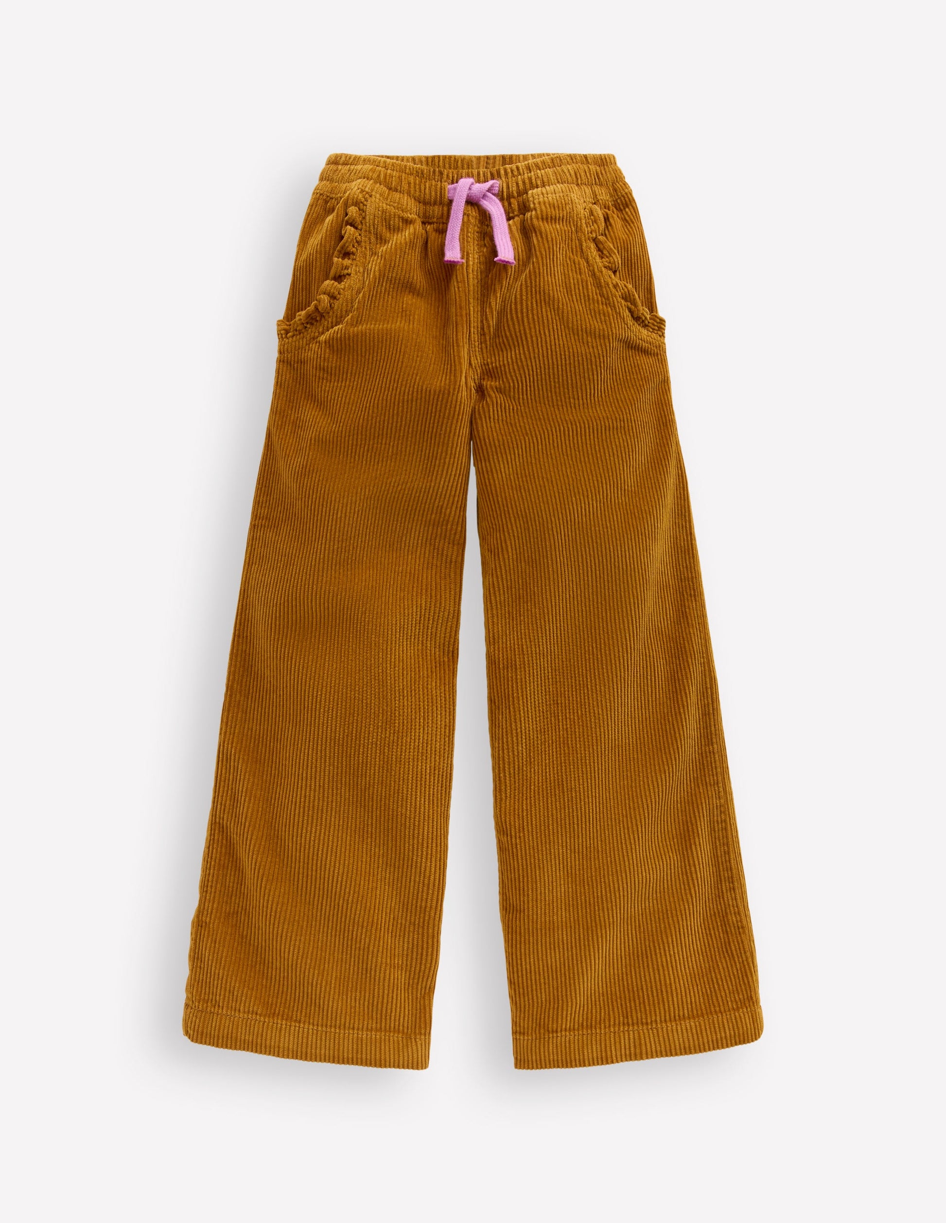 Relaxed Cord Pants-Toffee Brown-1