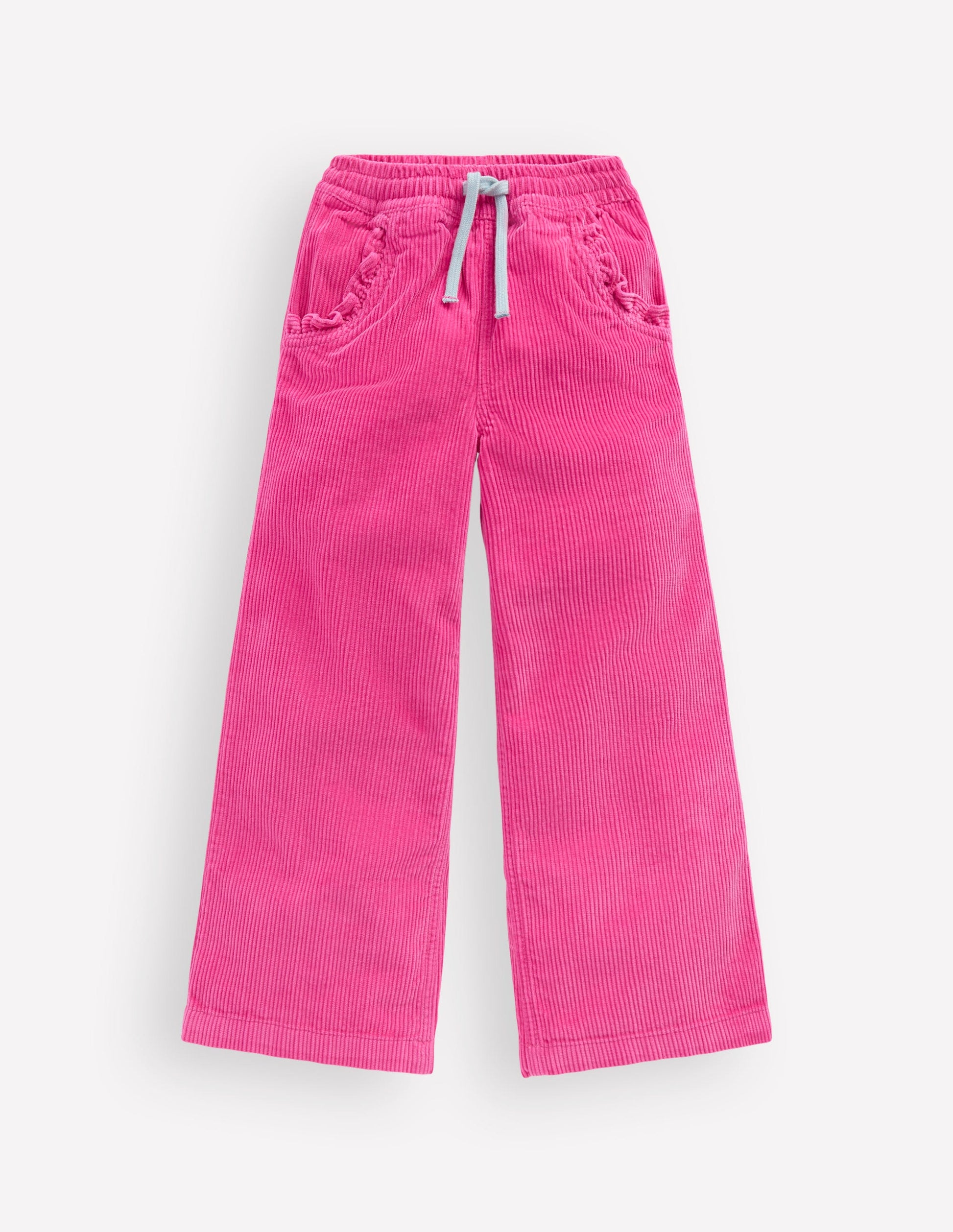 Relaxed Cord Pants-Raspberry Pink-1