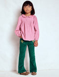 Kick Flare Pants-Emerald Night