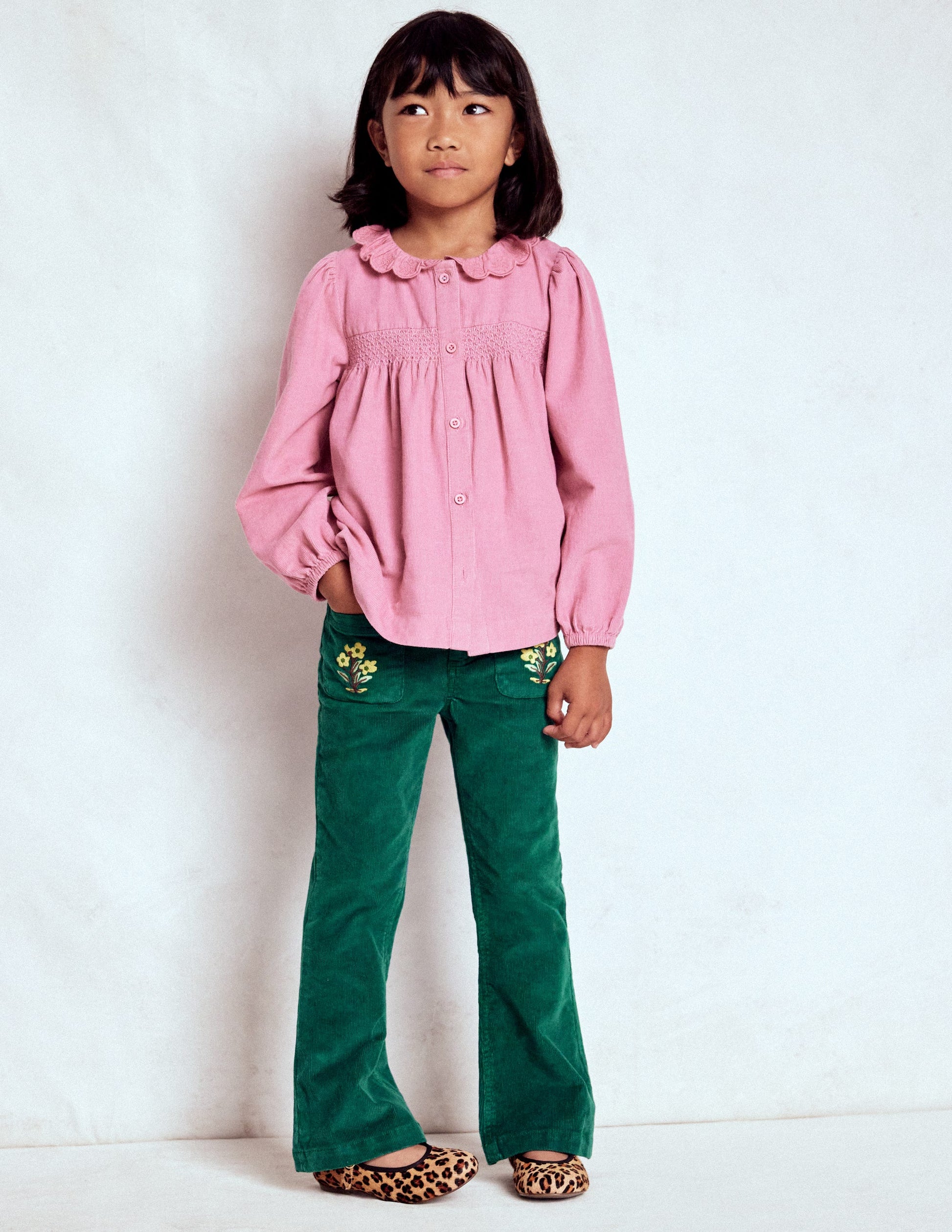 Kick Flare Pants-Emerald Night-1