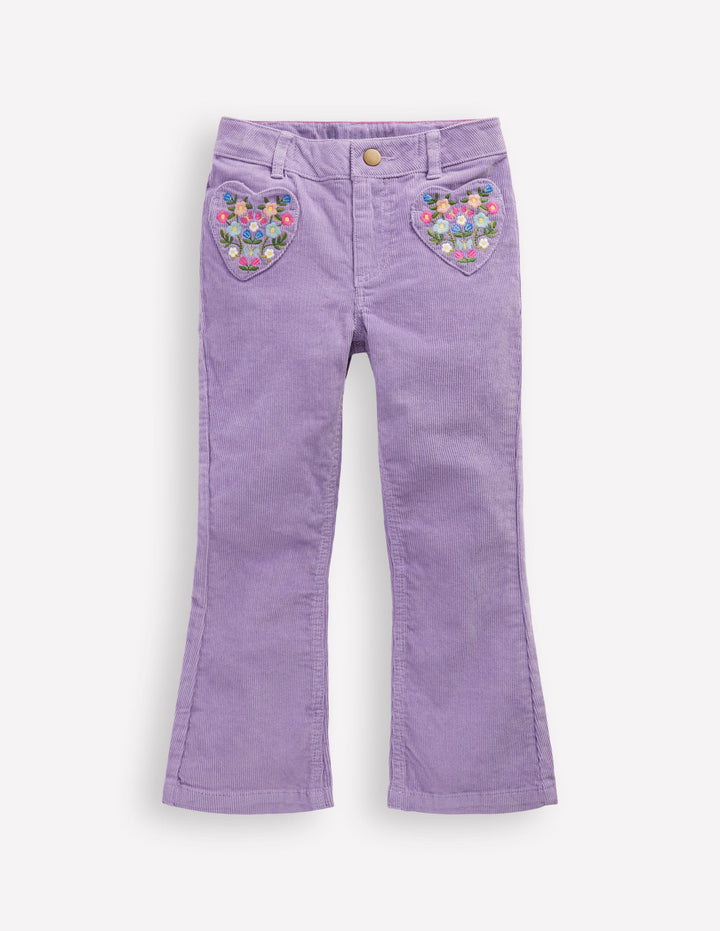Kick Flare Pants-Aster Purple