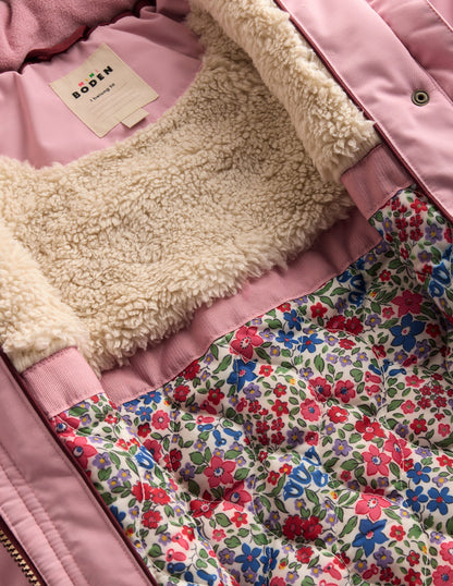 Joni Quilted Parka Coat-Pink-5