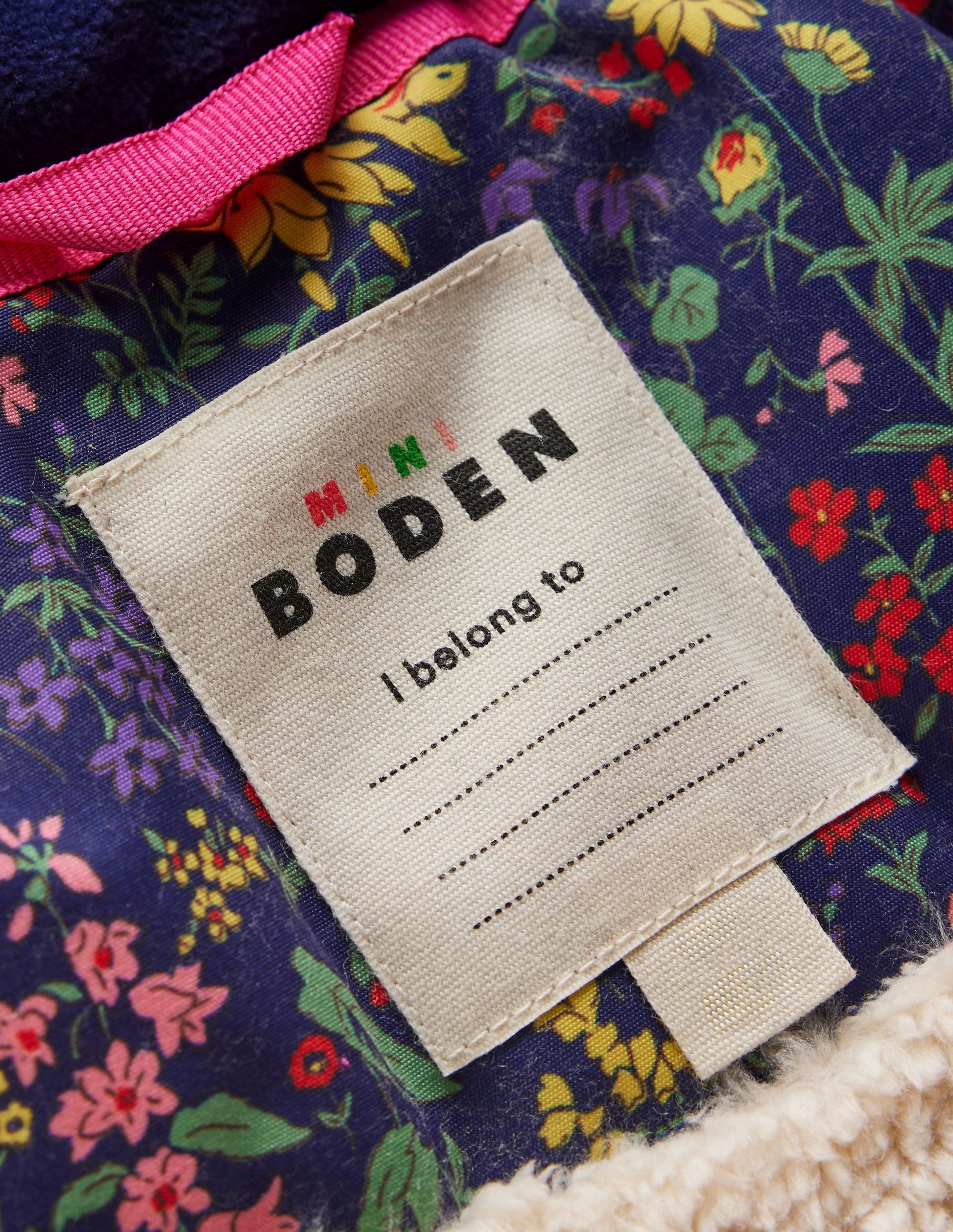 Joni Quilted Parka Coat-Blue Flower Meadow-4