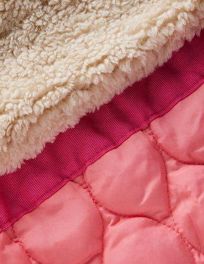 Joni Quilted Parka Coat-Blue Flower Meadow-5