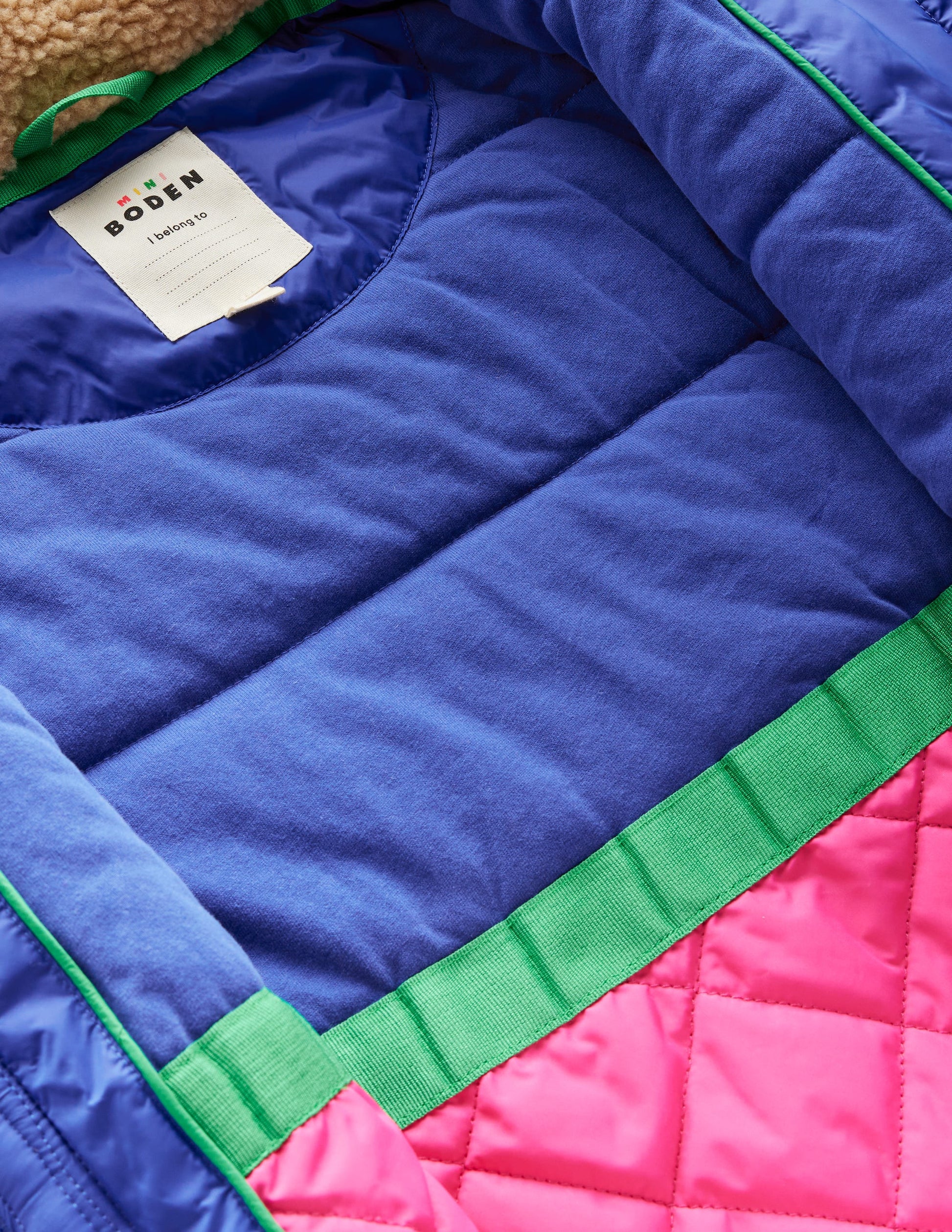 Cosy Longline Coat-Multi Colourblock-5