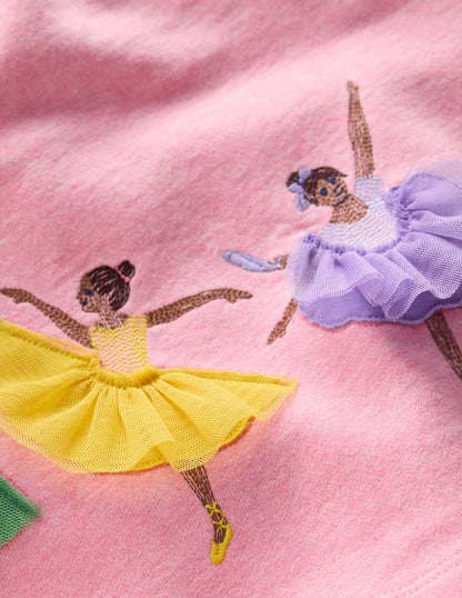 Applique Tunic-Pink Ballerinas-3
