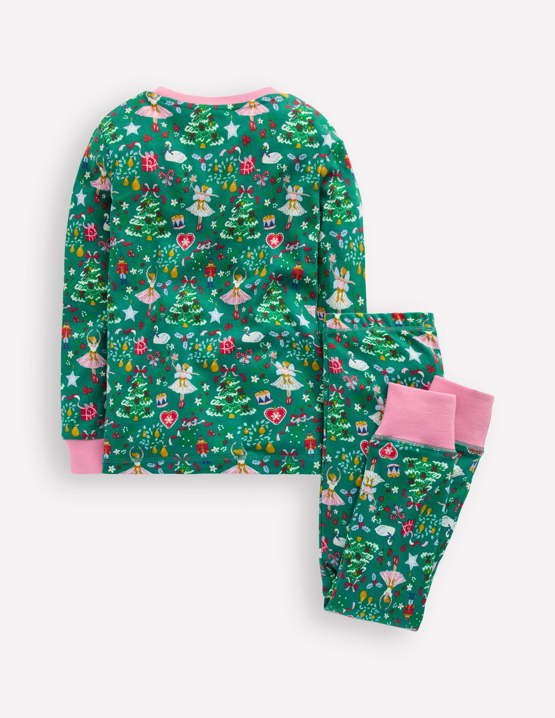 Snug Glow-In-The-Dark Pyjamas-Jewel Green Nutcracker-2