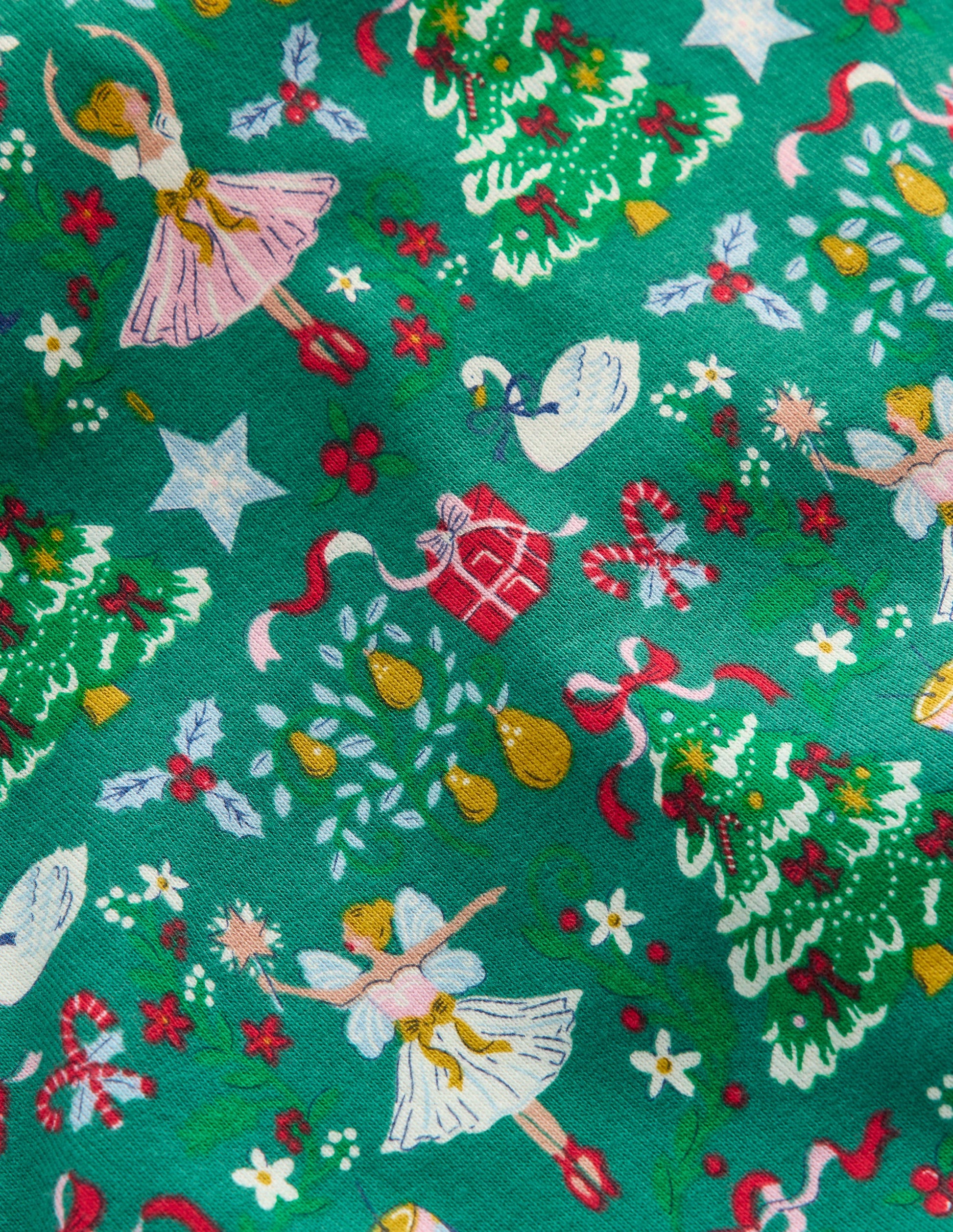Snug Glow-In-The-Dark Pyjamas-Jewel Green Nutcracker-3