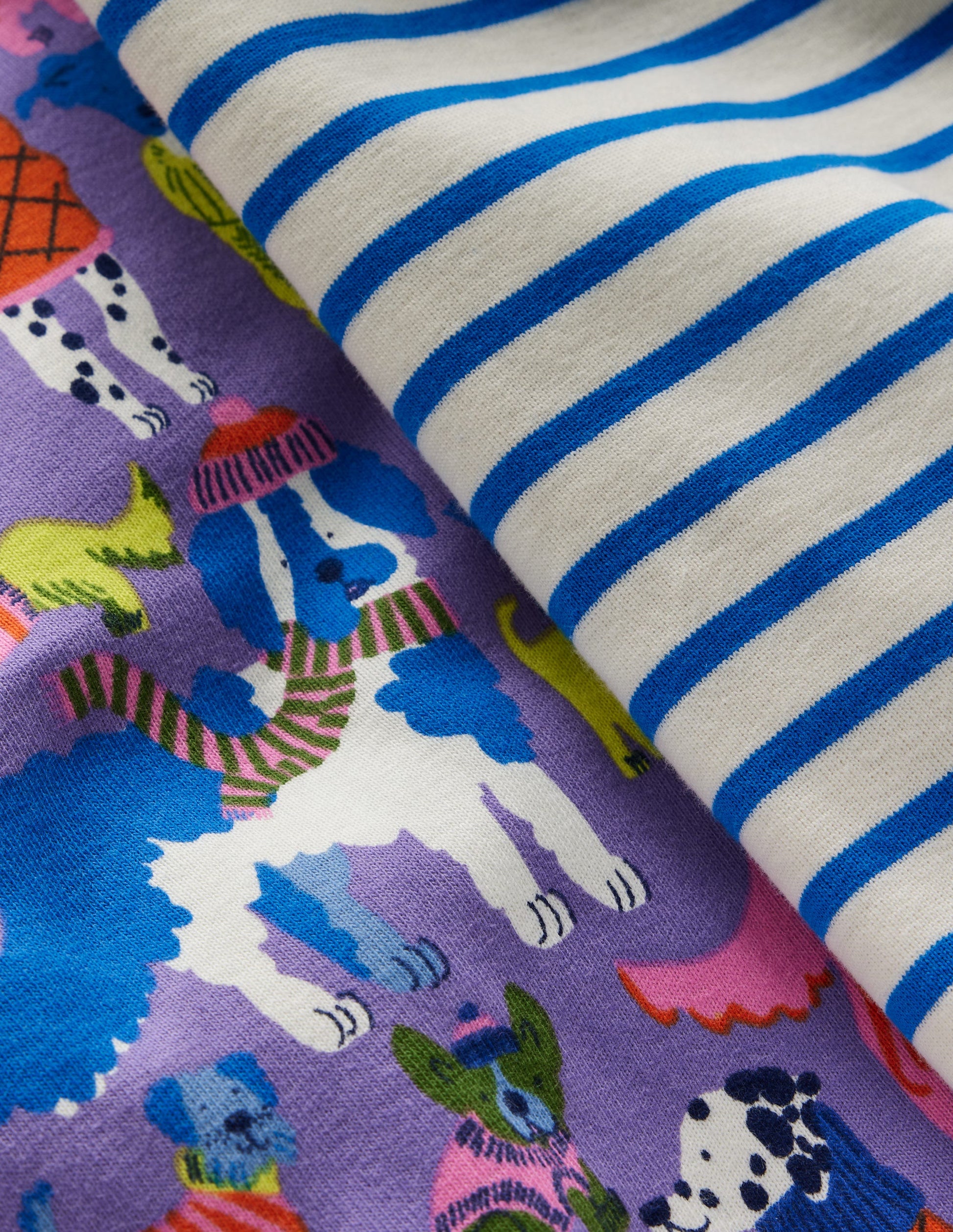 Twin Pack Snug Pajamas-Vista Blue Cosy Pets-3