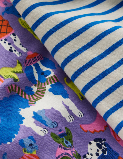 Twin Pack Snug Pajamas-Vista Blue Cosy Pets-3