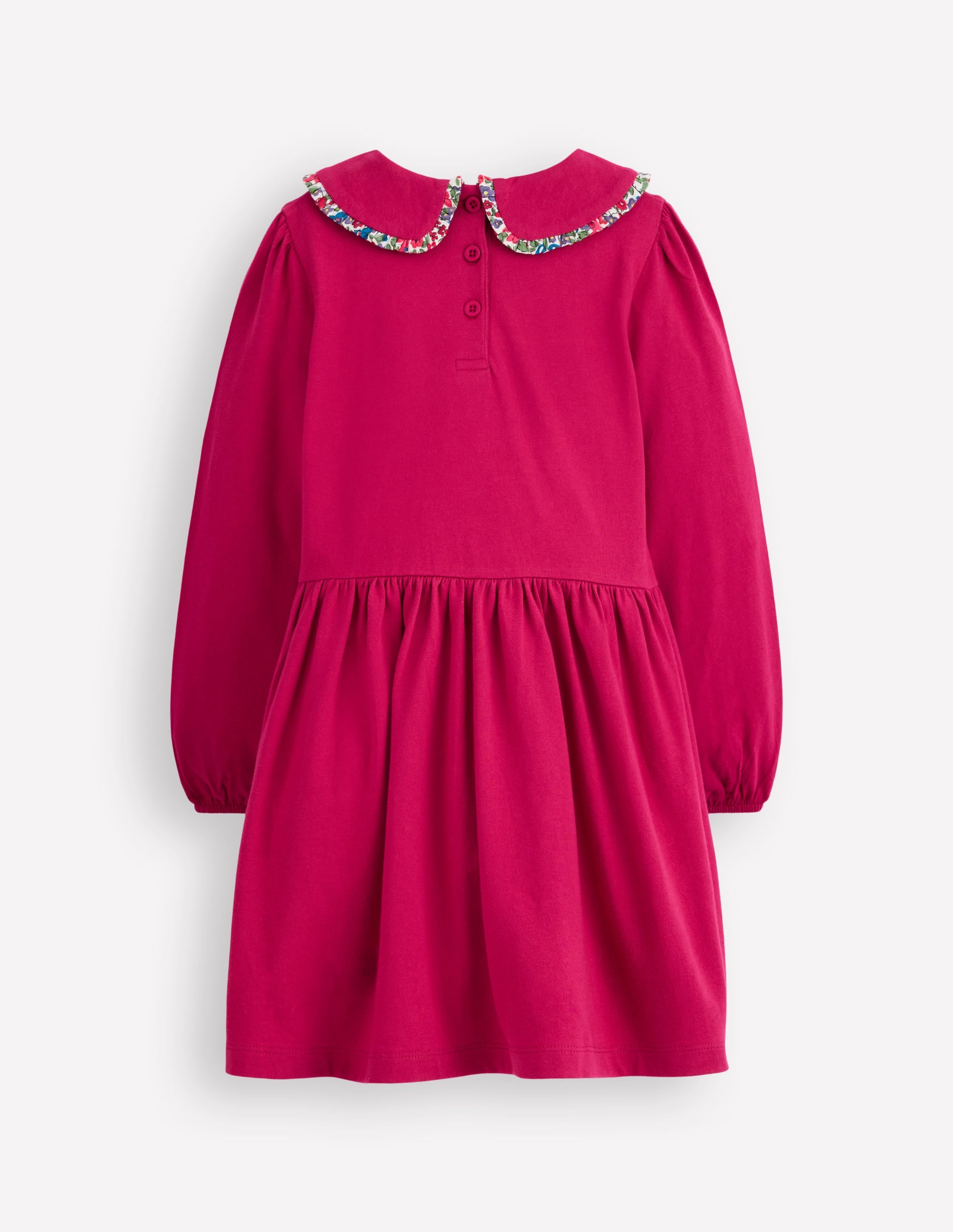 Pretty Appliqué Jersey Dress-Cherry Jam Horses - Image 2