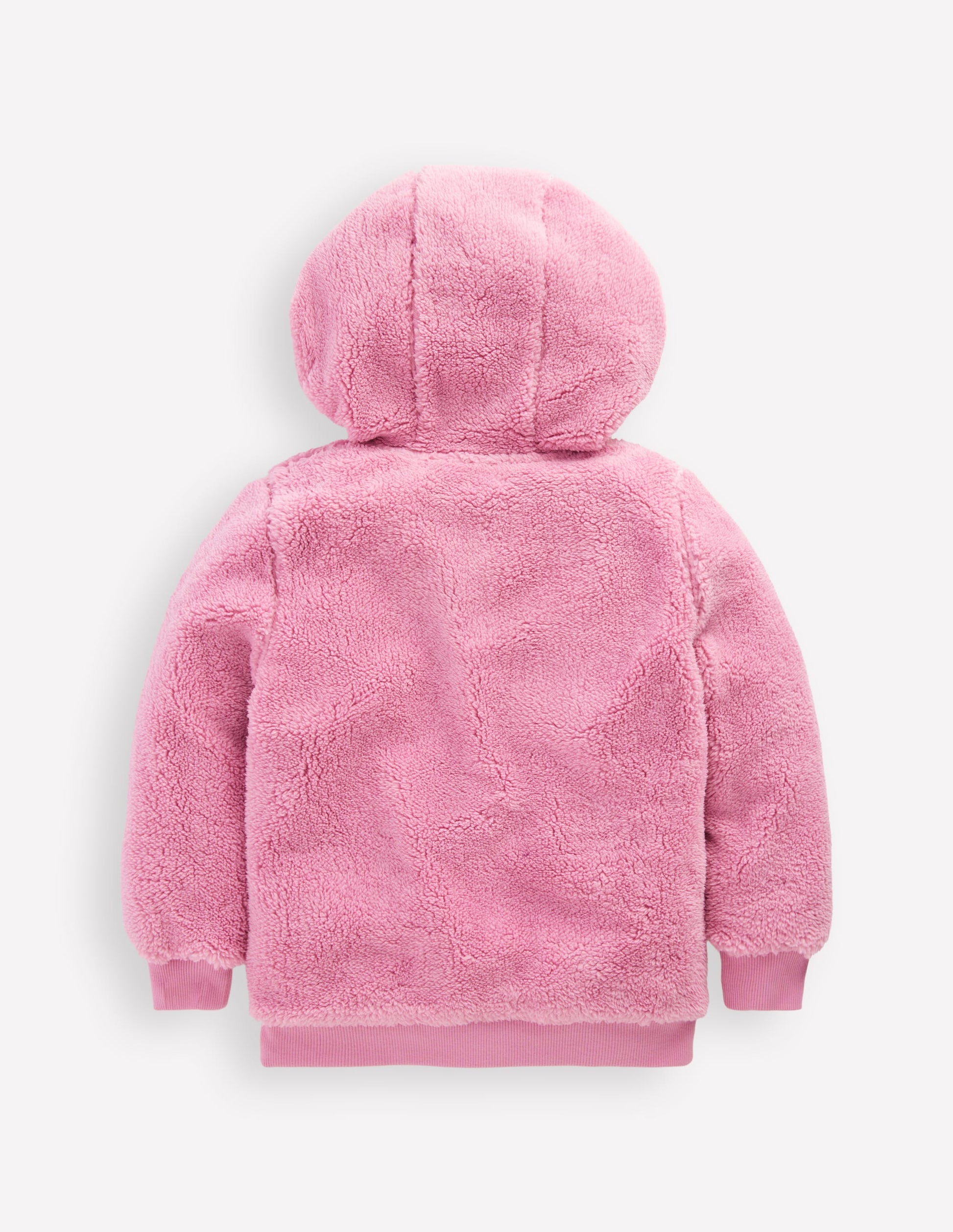 Cosy Fleece Half-Zip Hoodie-Pink Haze-2