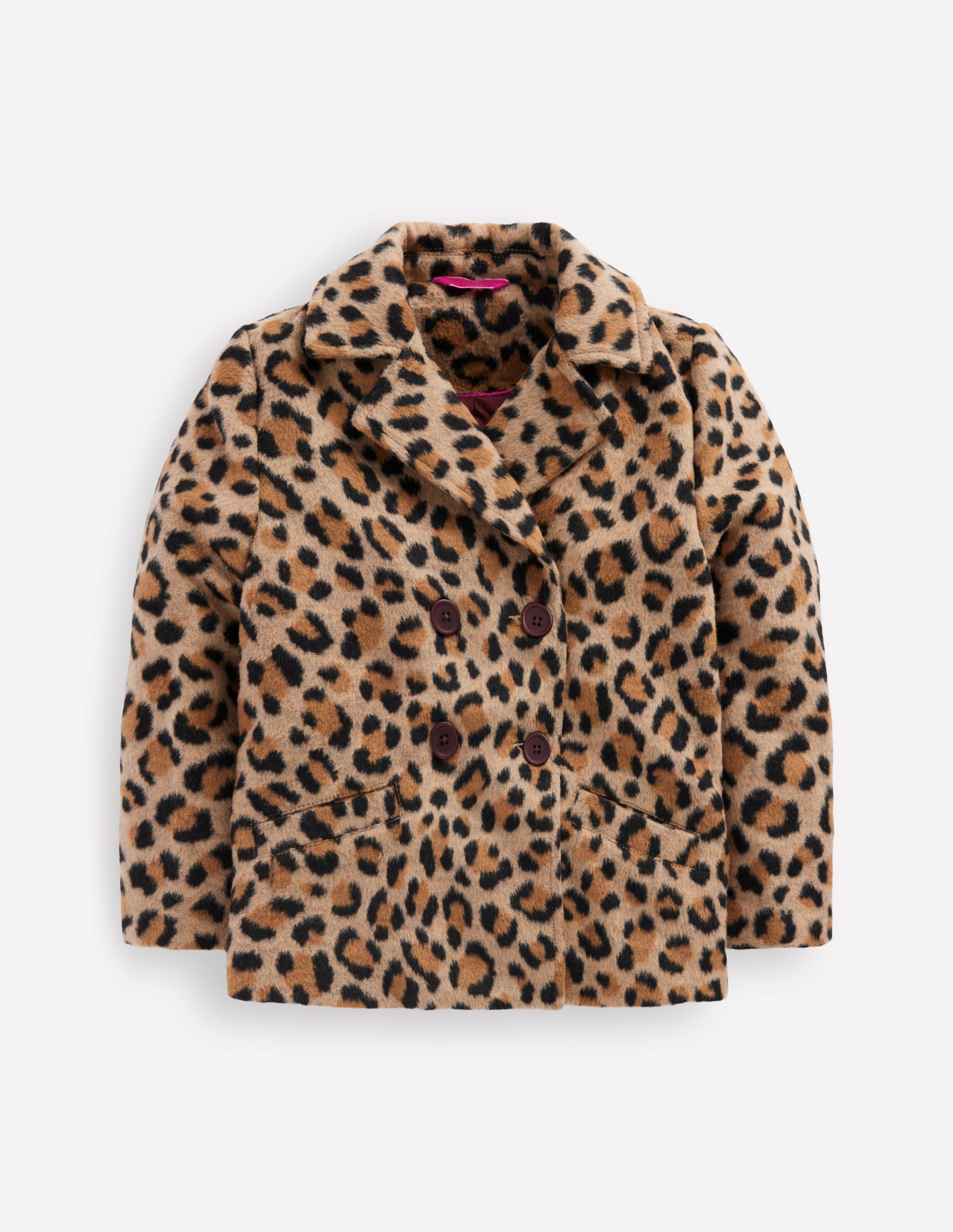 Pea Coat-Large Leopard Spot - Image 1
