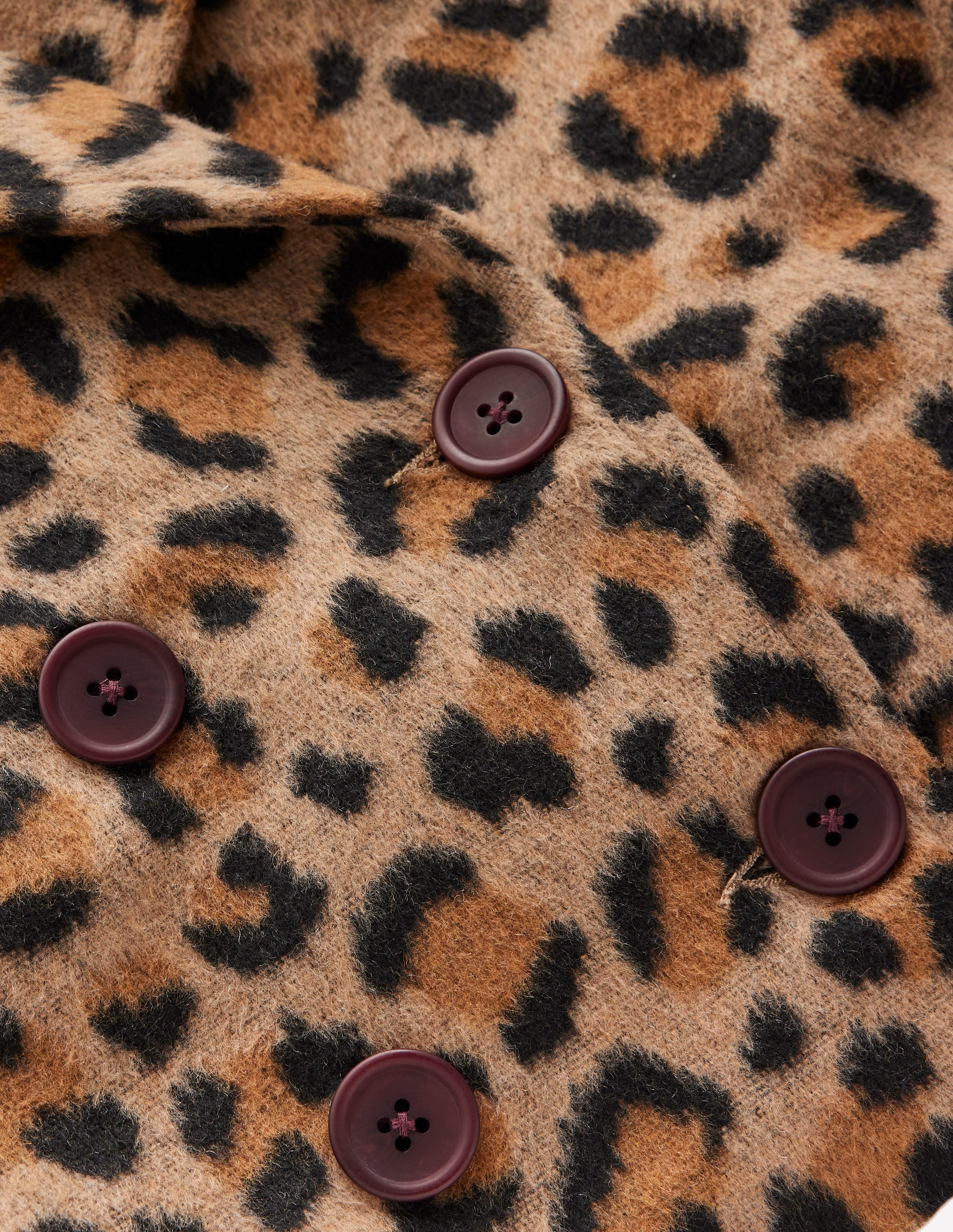 Pea Coat-Large Leopard Spot - Image 3
