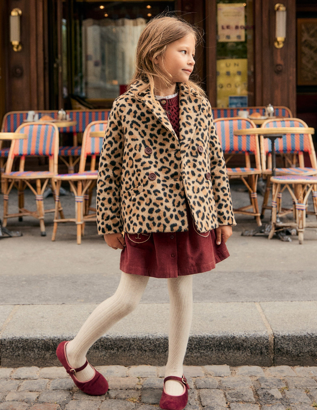 Pea Coat-Large Leopard Spot - Image 4