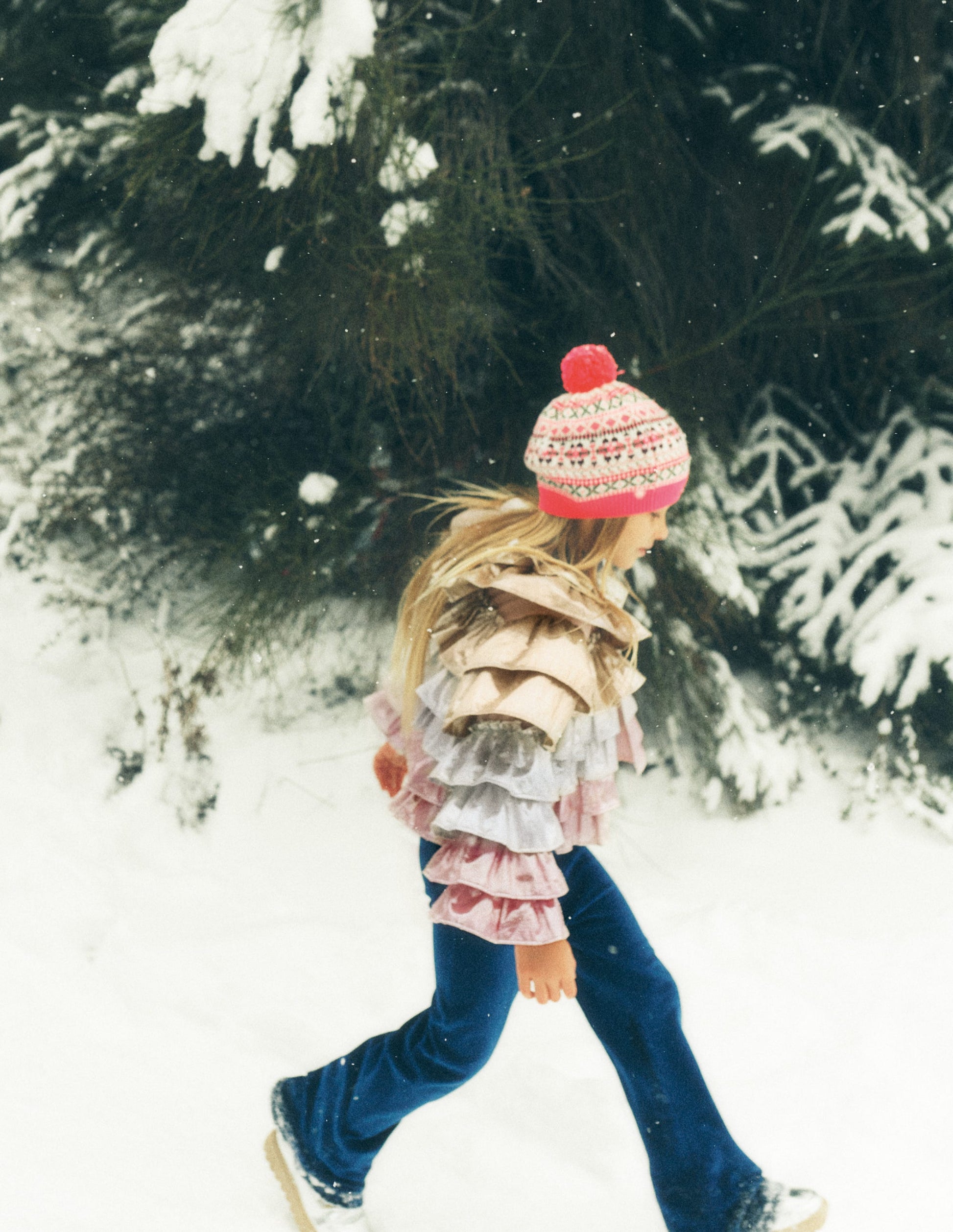 Metallic Tiered Jacket-Metallic Colourblock-4