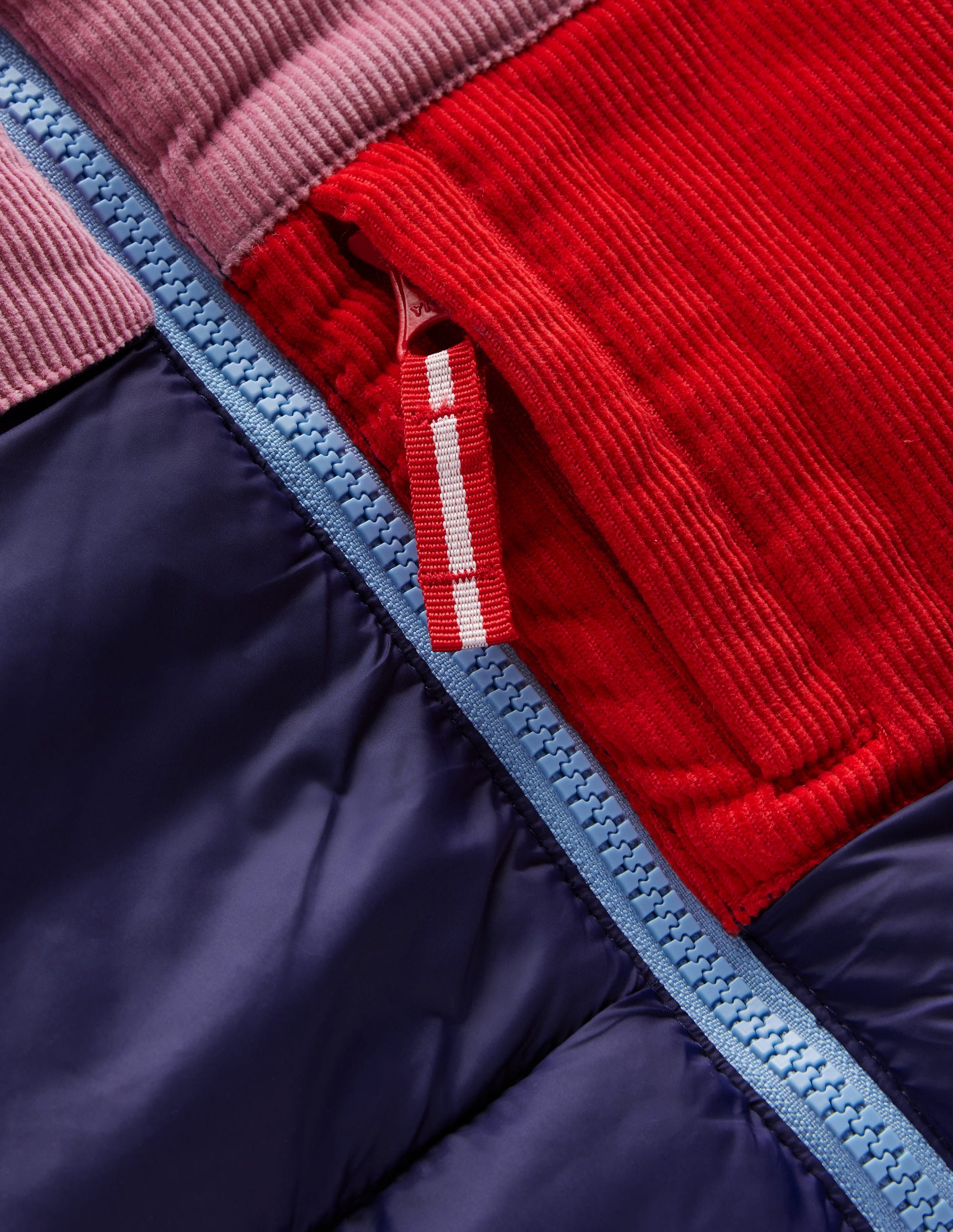 Cosy Puffer Jacket-Metallic Colourblock-8