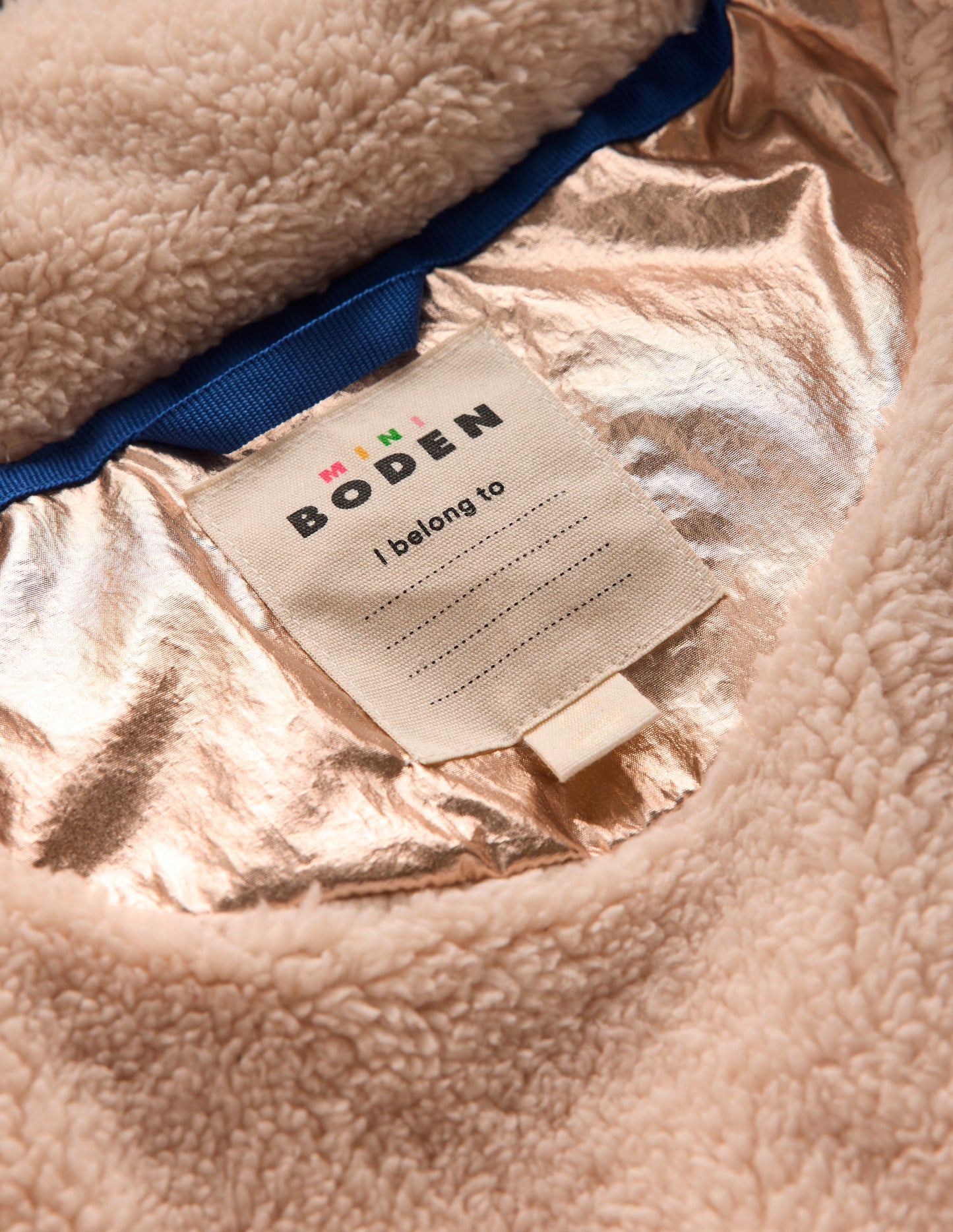 Fun Padded Coat-Gold