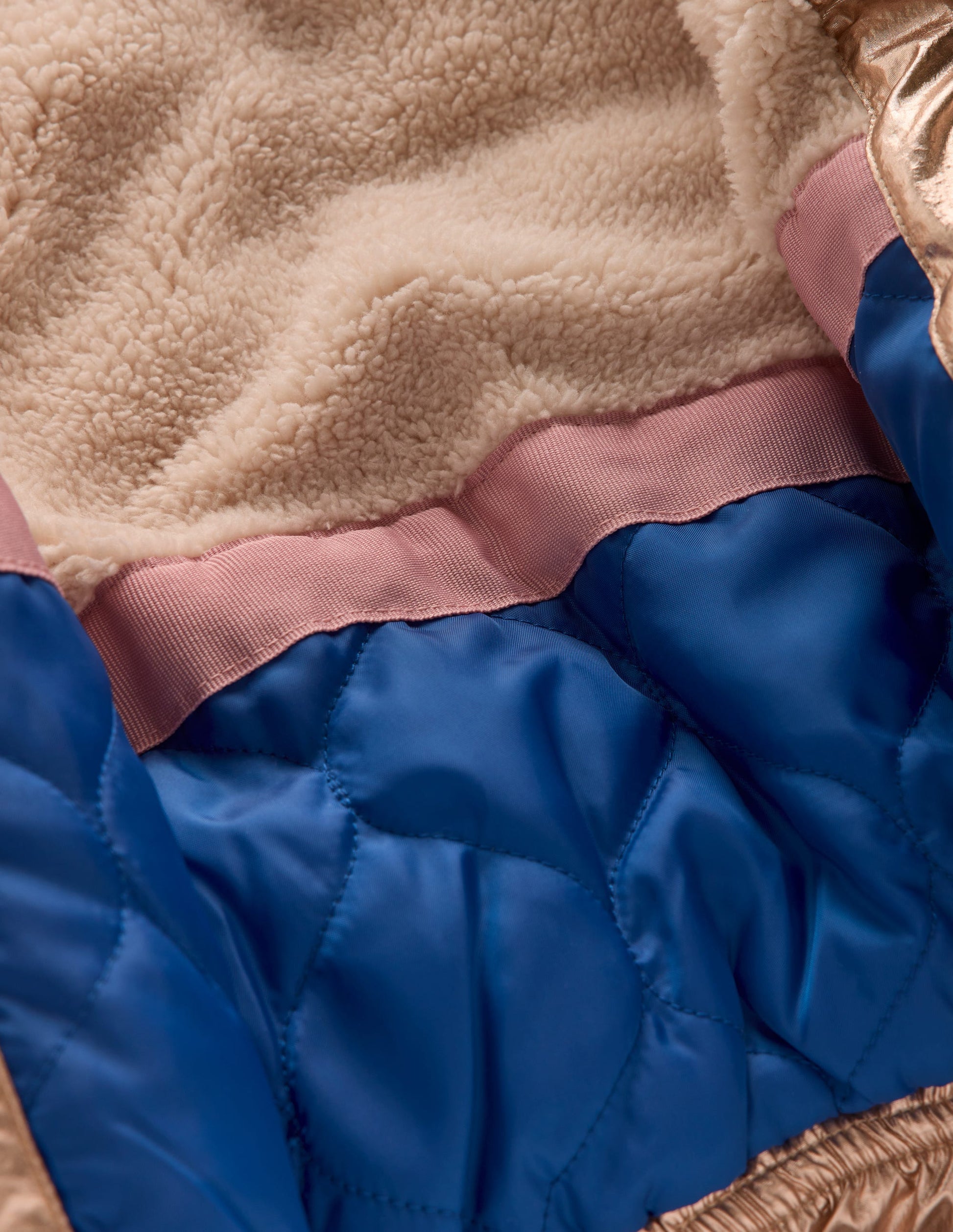 Fun Padded Coat-Gold-5