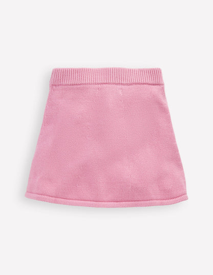Cable Knitted Skirt-Formica Pink-2