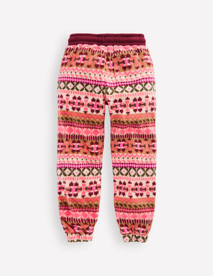 Cosy Geometric Sweatpants-Pink Aztec Geo-2