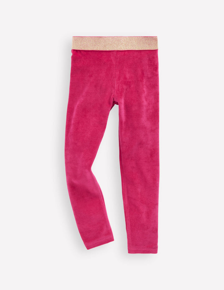Velvet Leggings-Cherry Jam