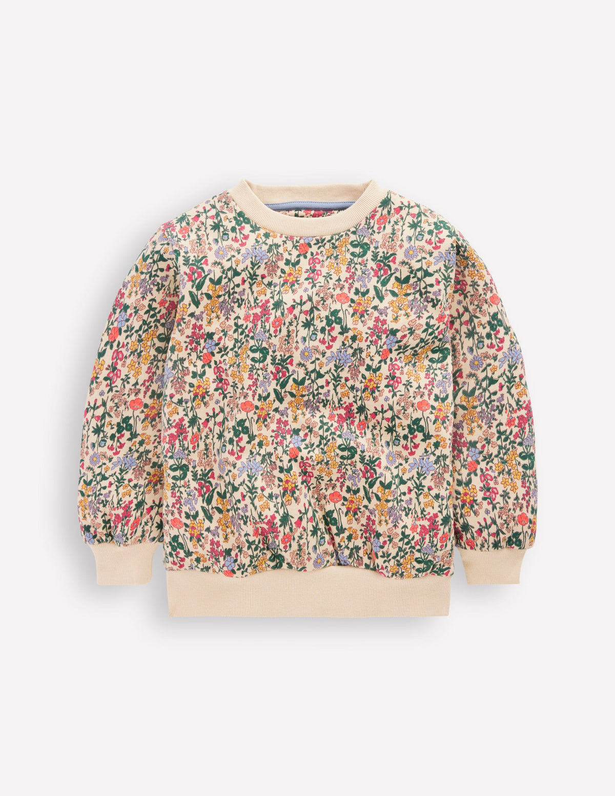 Relaxed Printed Sweatshirt-Ditsy Floral - Image 1