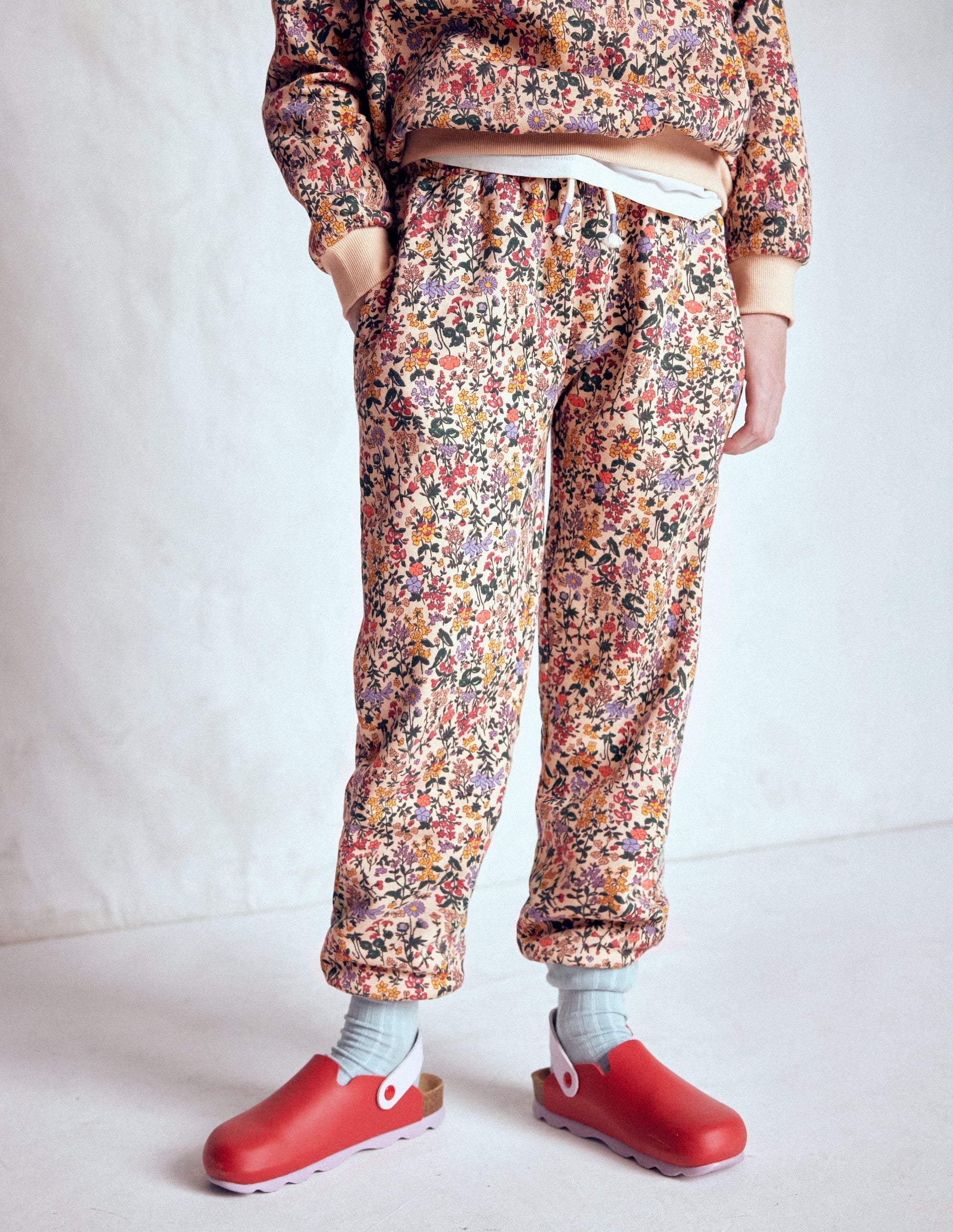 Printed Cosy Sweatpants-Ditsy Floral - Image 3