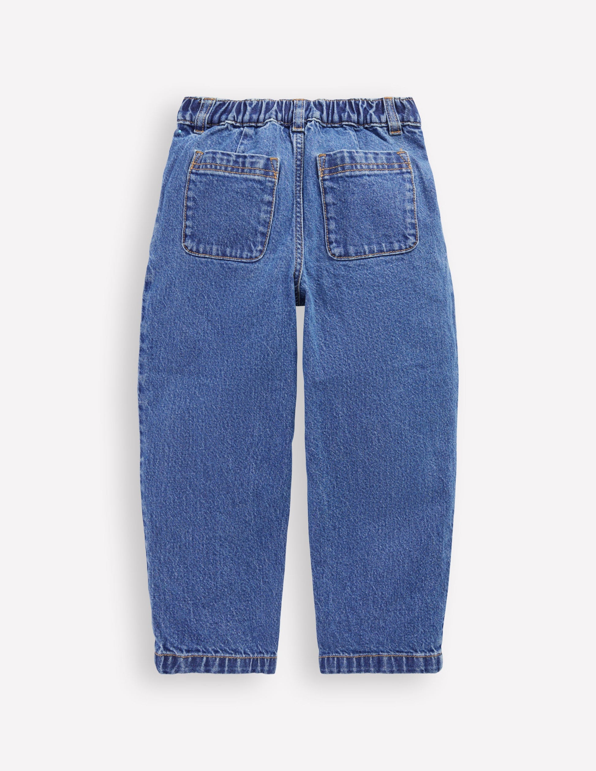 Pleat Jeans-Mid Vintage Denim-2