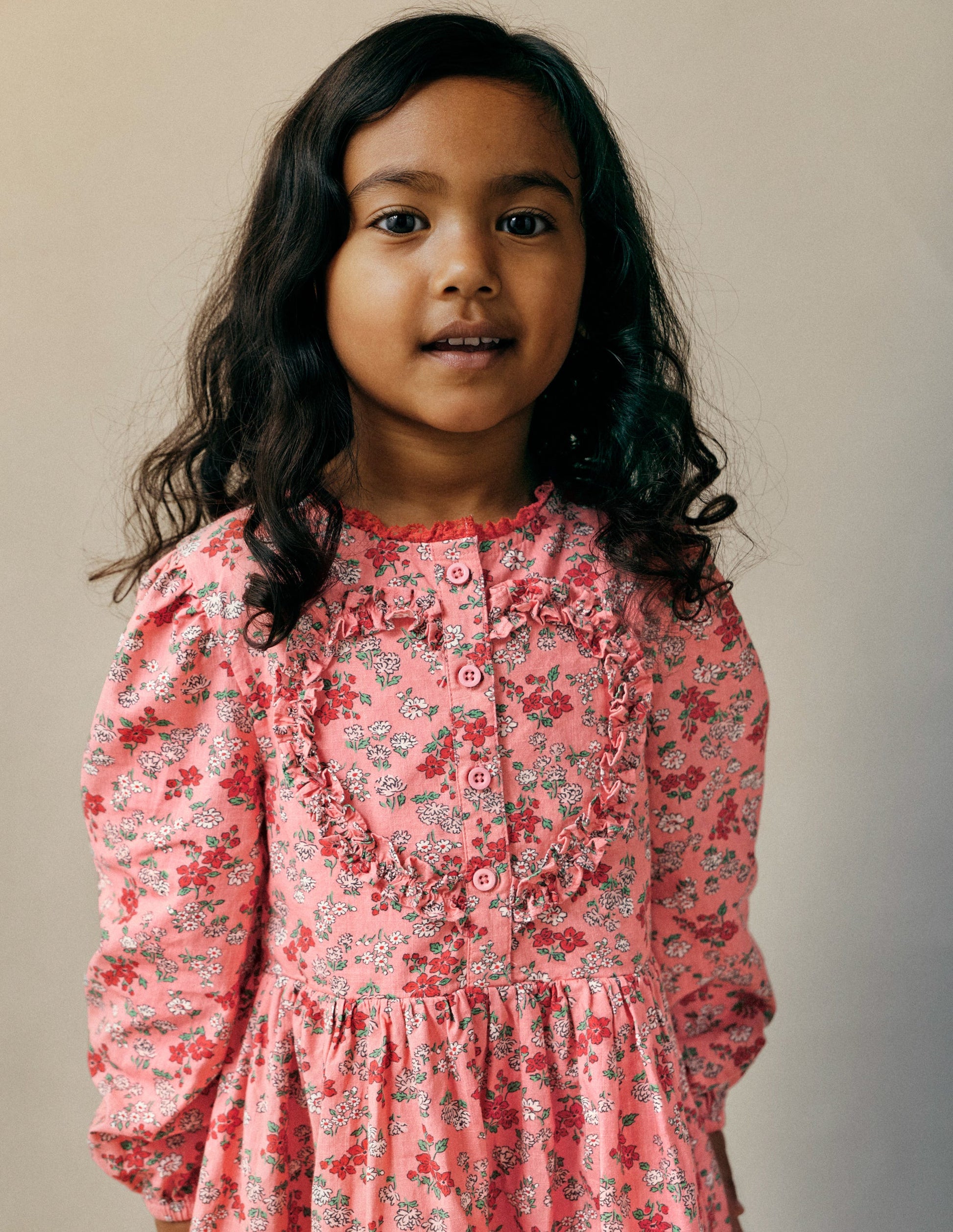 salmon color dress shirt Boden Girls Pretty Interest Shirt Dress in Pink