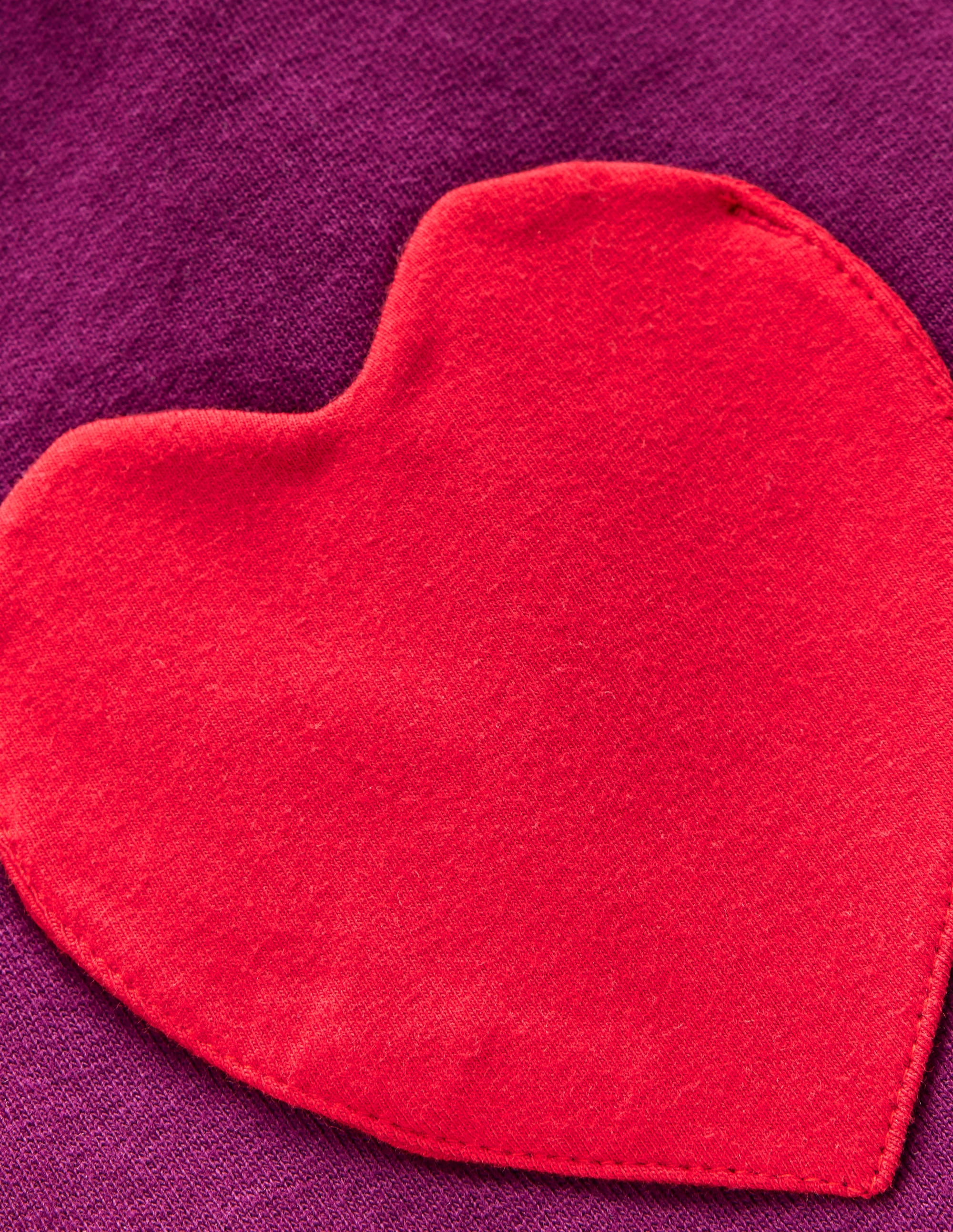 Heart Pocket Tunic-Deep Wisteria Hearts - Image 3